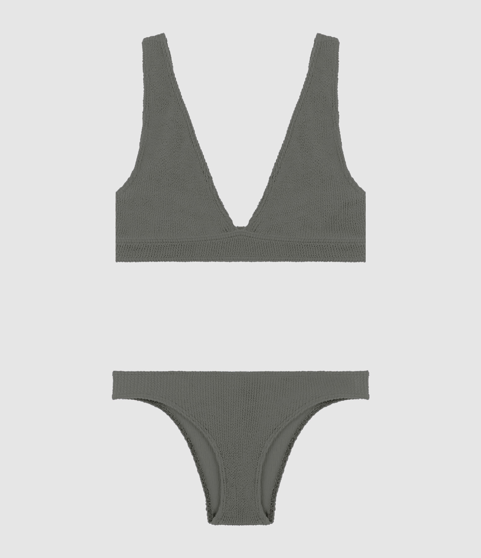 Aqua Charcoal Bikini Swimsuit