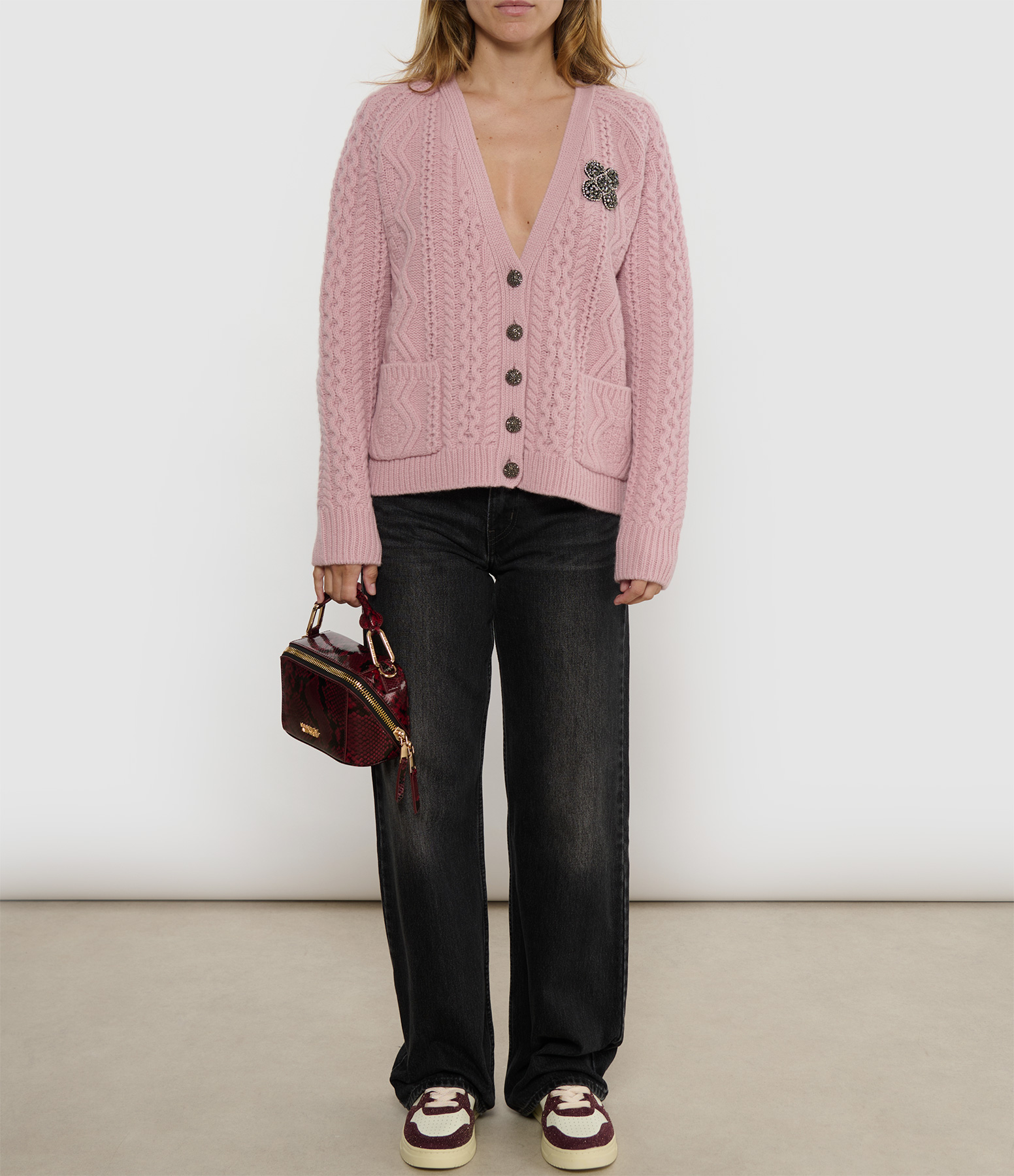 Greg Blush Cardigan