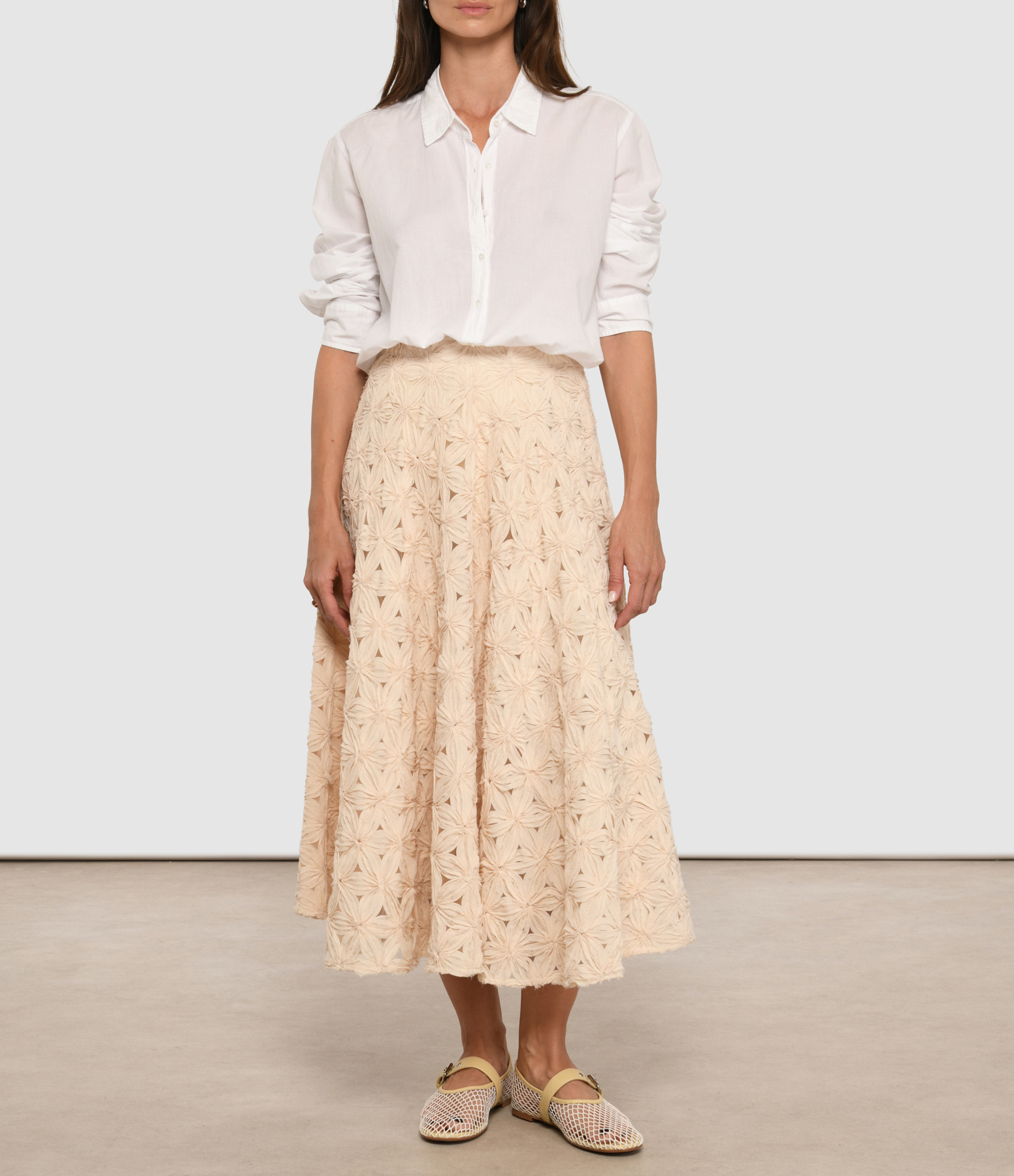 Jackie Beige Skirt