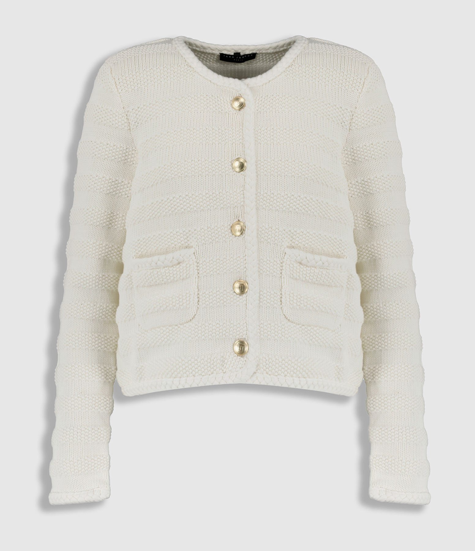 Giuda Ecru Cotton Waistcoat