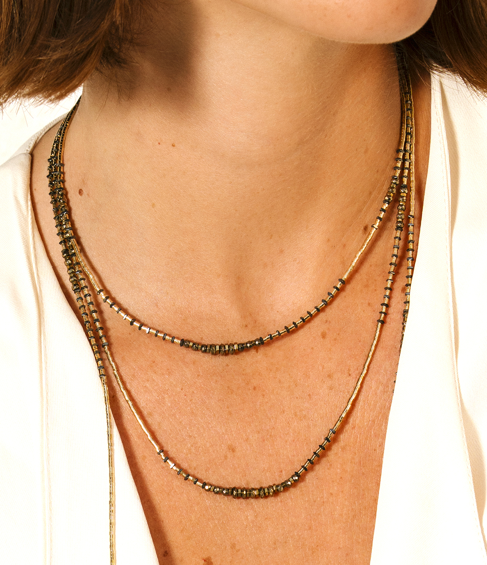 Tess Gold Choker, 38cm