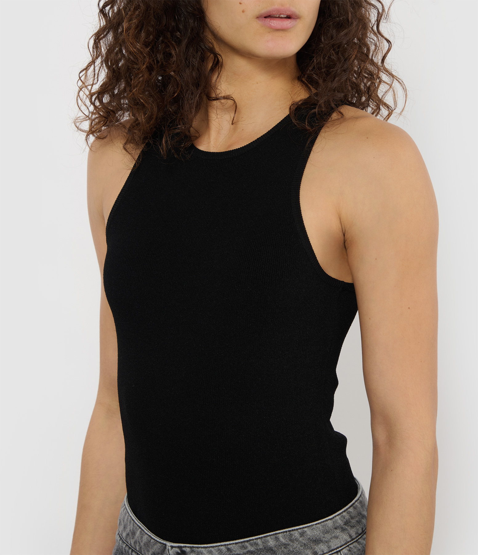 Madison Black Tank Top