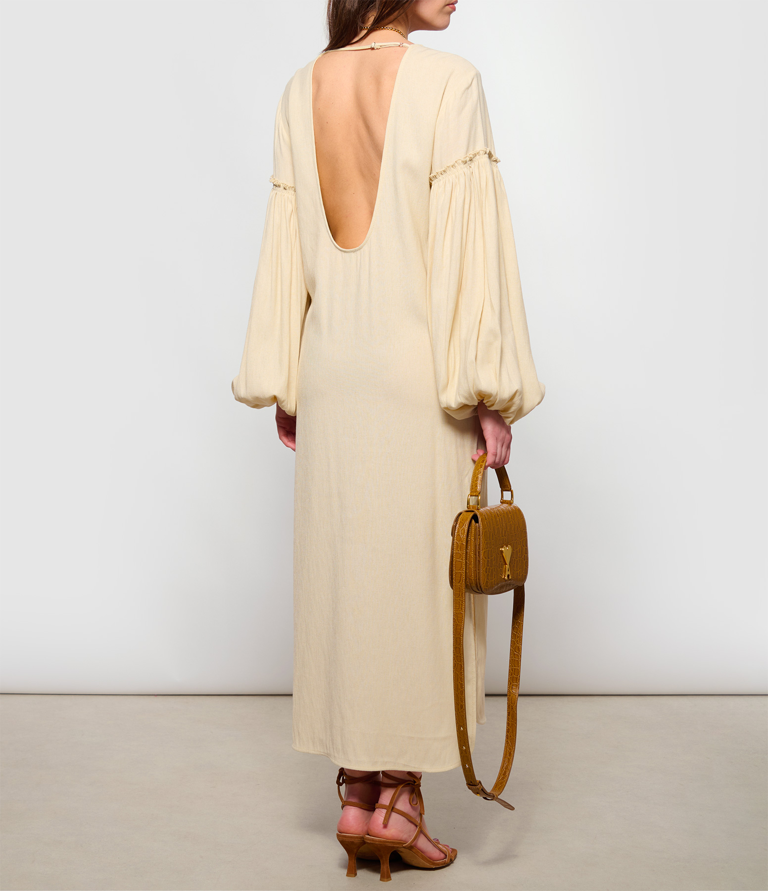 Rafaelle Banana Milk Dress