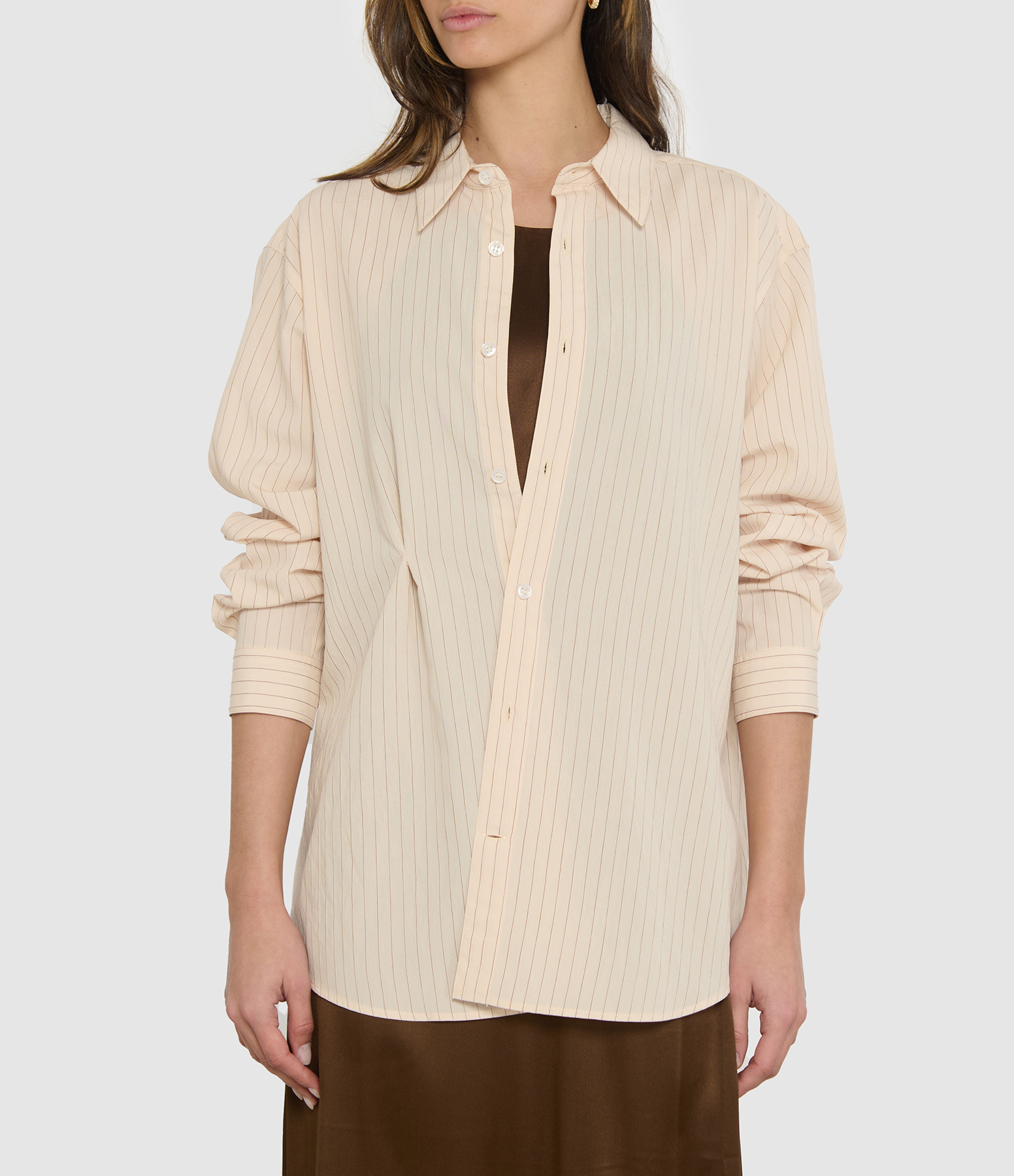 Costa Dusty Rose Stripes Shirt