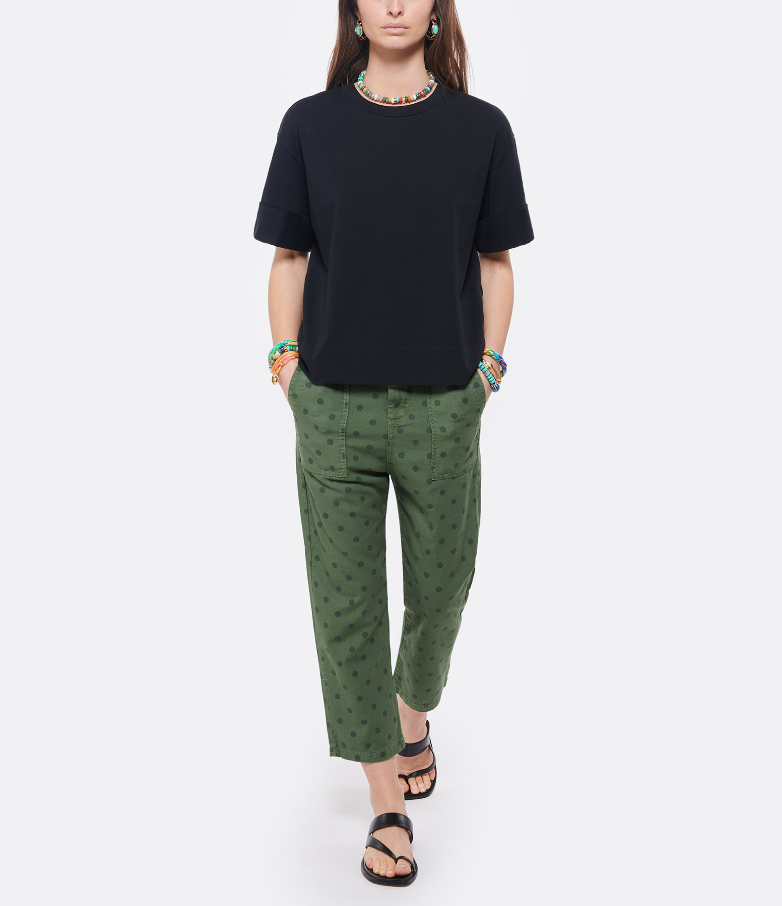 The Ranger Army Green Cotton Trousers