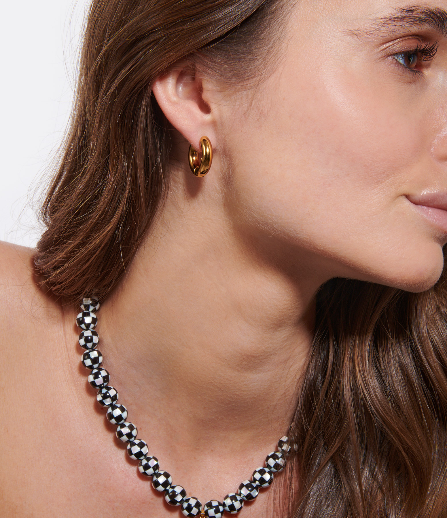 Mix & Match ‘Golden Eye’ Hoop Earrings