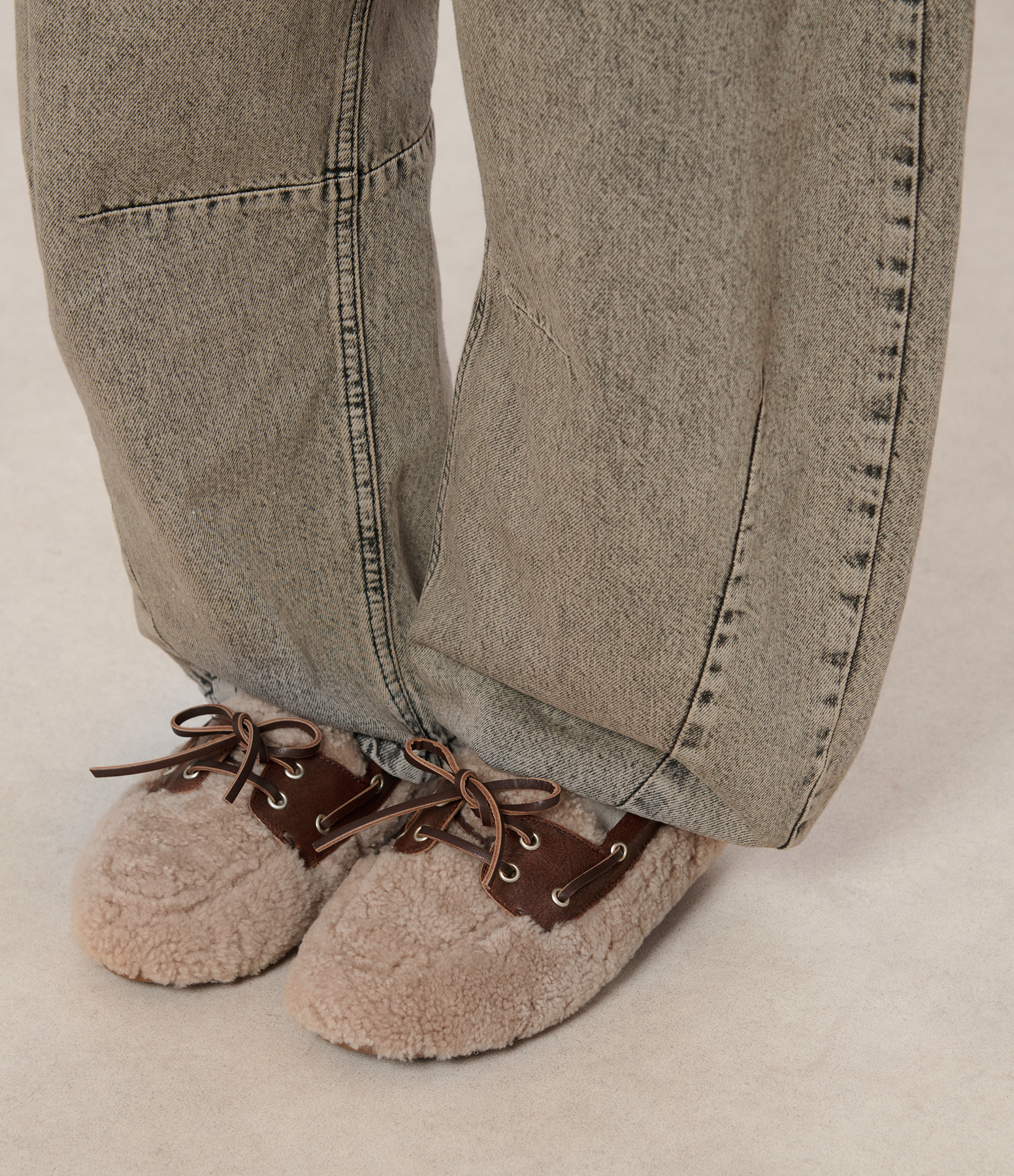 Tl-Neige Nahua Gold Sand/Cuero Loafers, Exclusive to Lulli