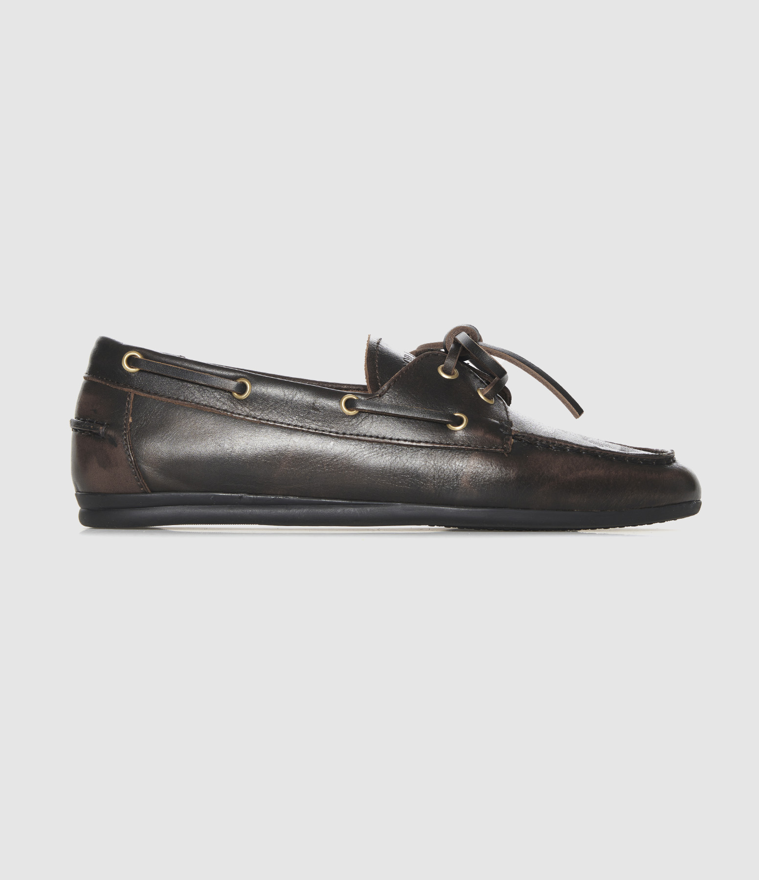 Nahua Leather/Gold Cuero Loafers