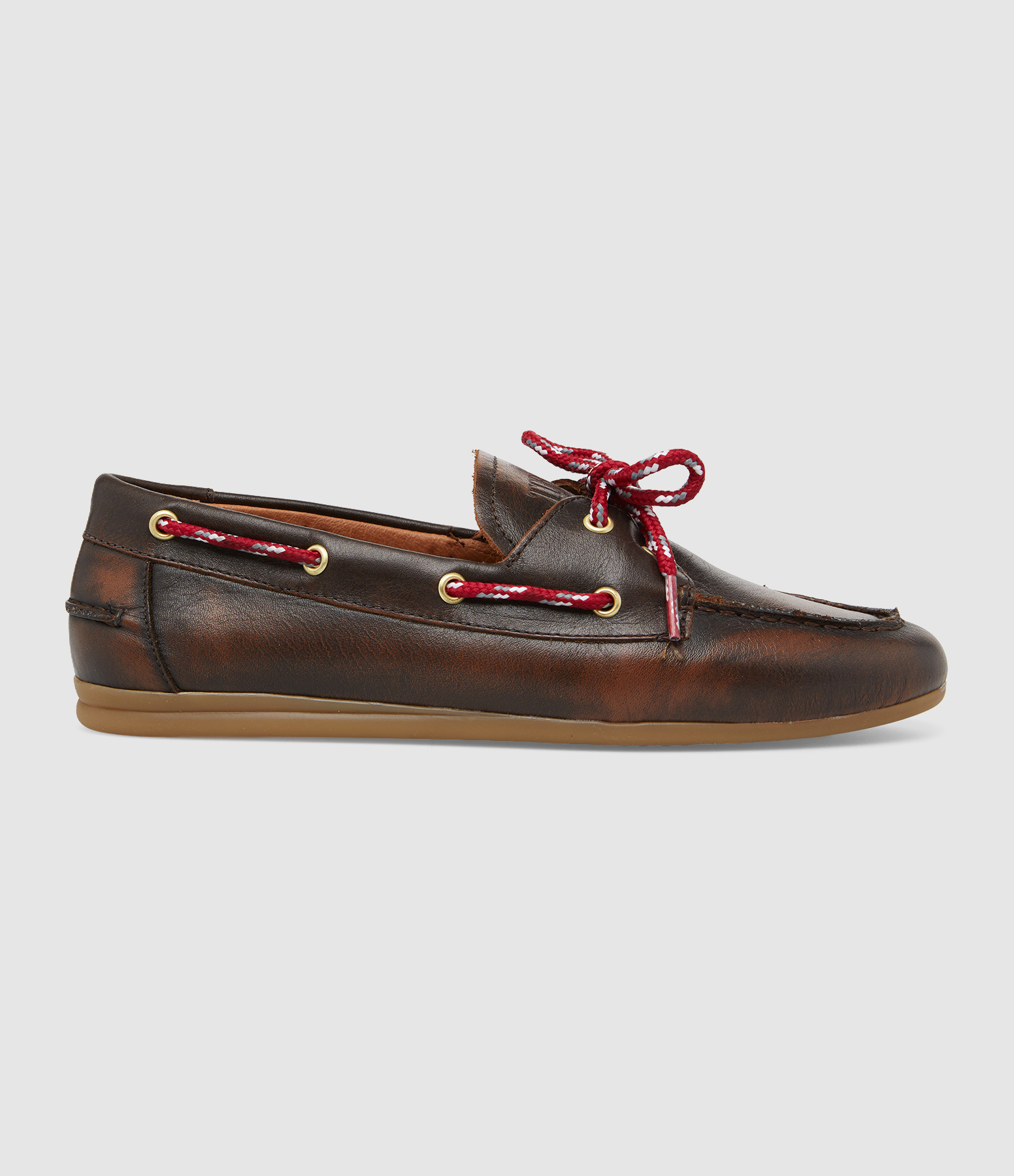 Kimana Gold Cuero Loafers