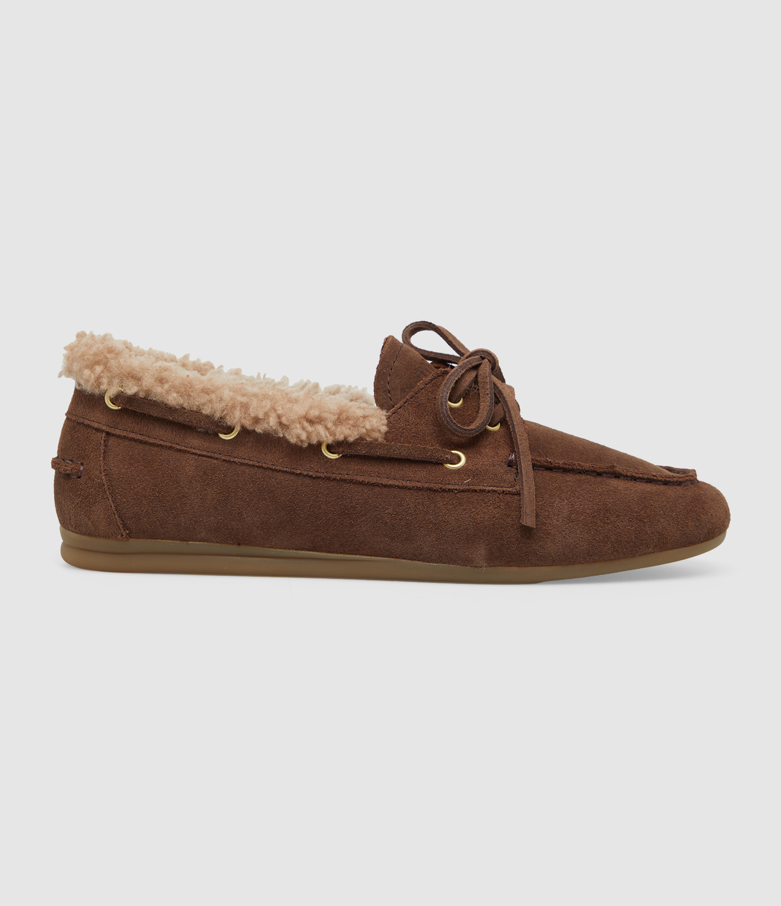 Nahua Winter Gold Volcano Sand Loafers