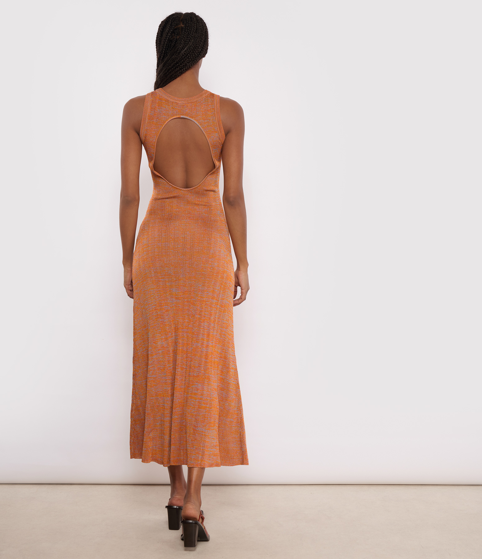 Ringo Orange Maxi Dress