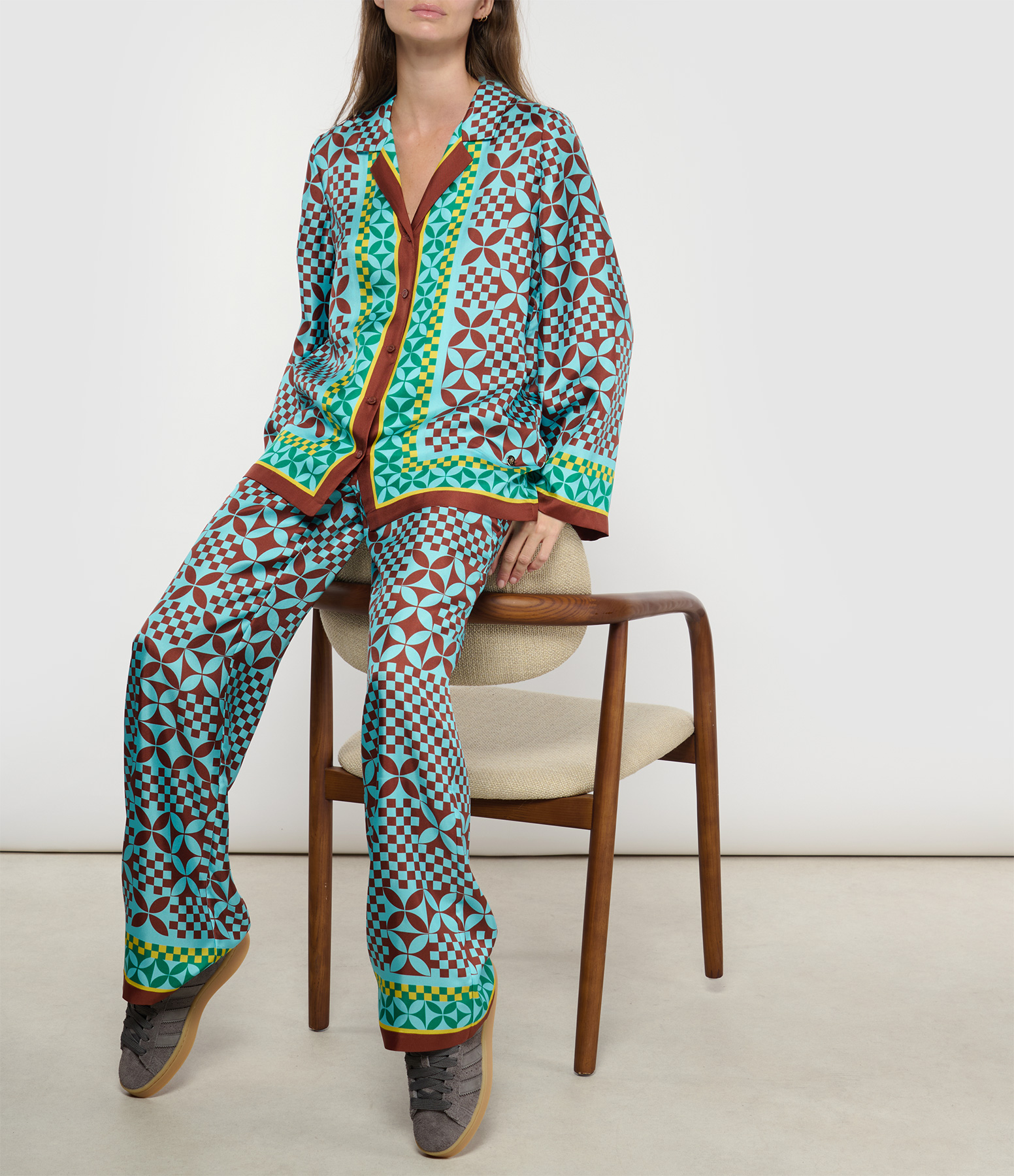 Palenta Turquoise Trousers
