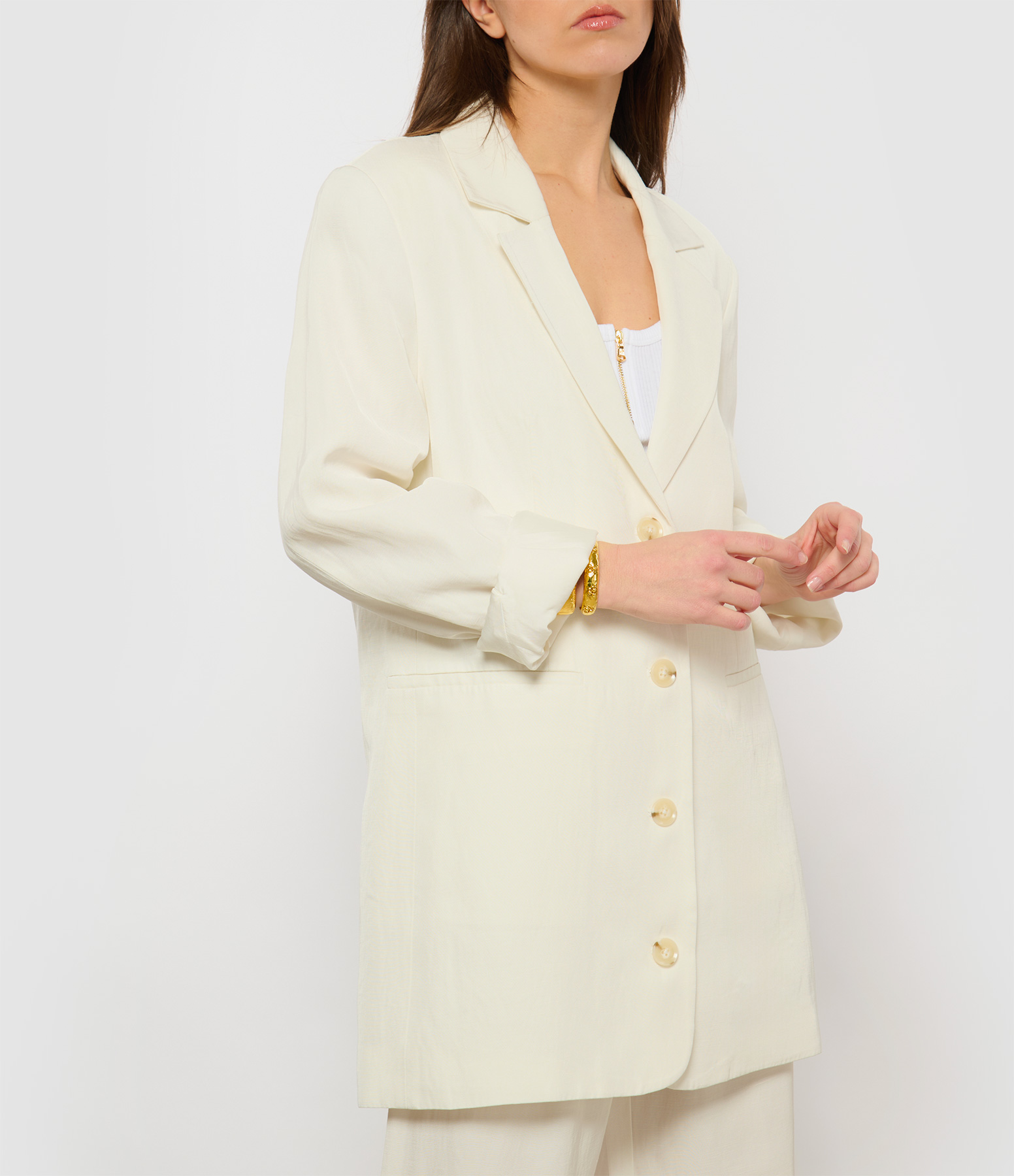 Satopiary Egret Blazer
