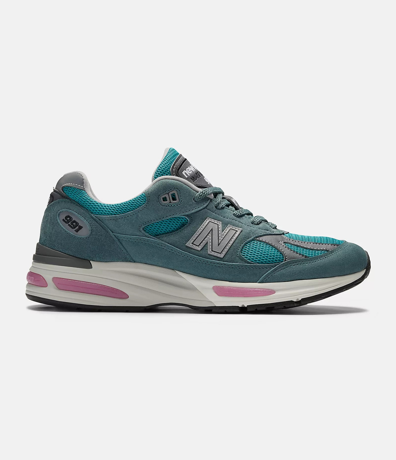 991 Porcelain Green trainers