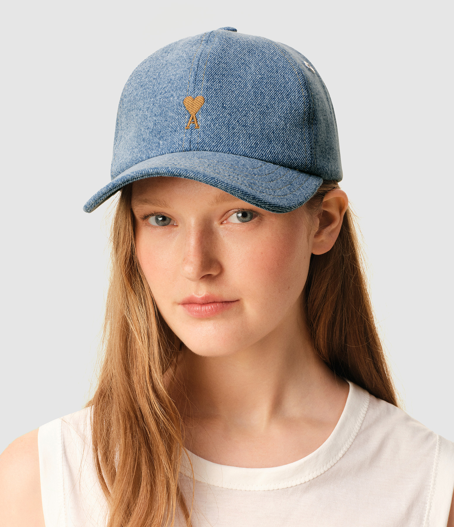 Tabacco Ami De Coeur Embroidered Cap, Blue, Second-hand