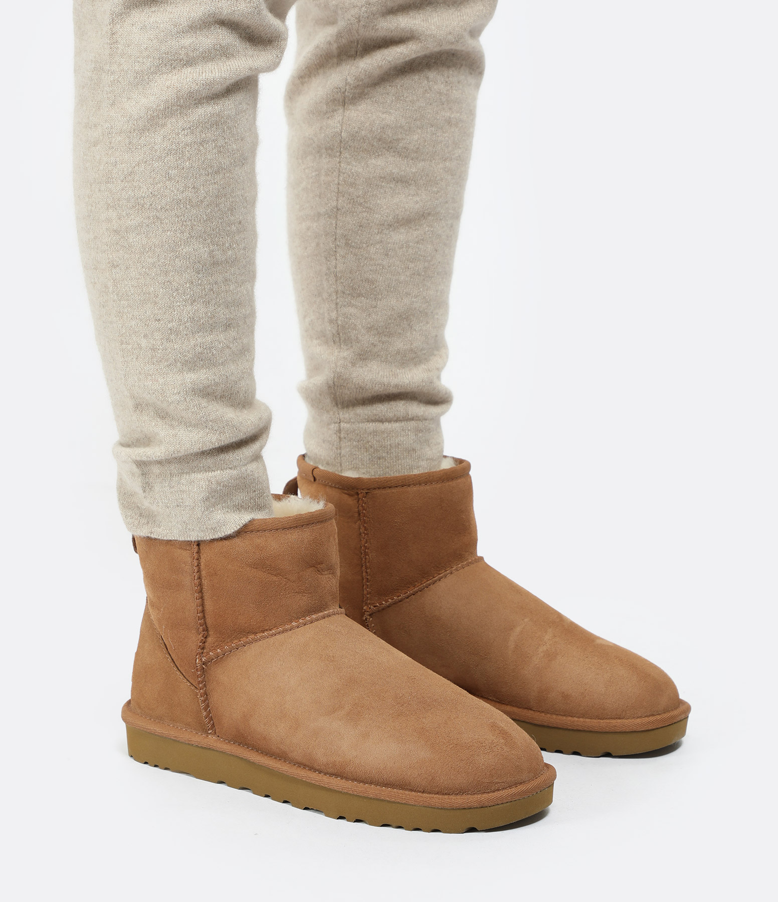 Classic Mini II Chestnut Ankle Boots