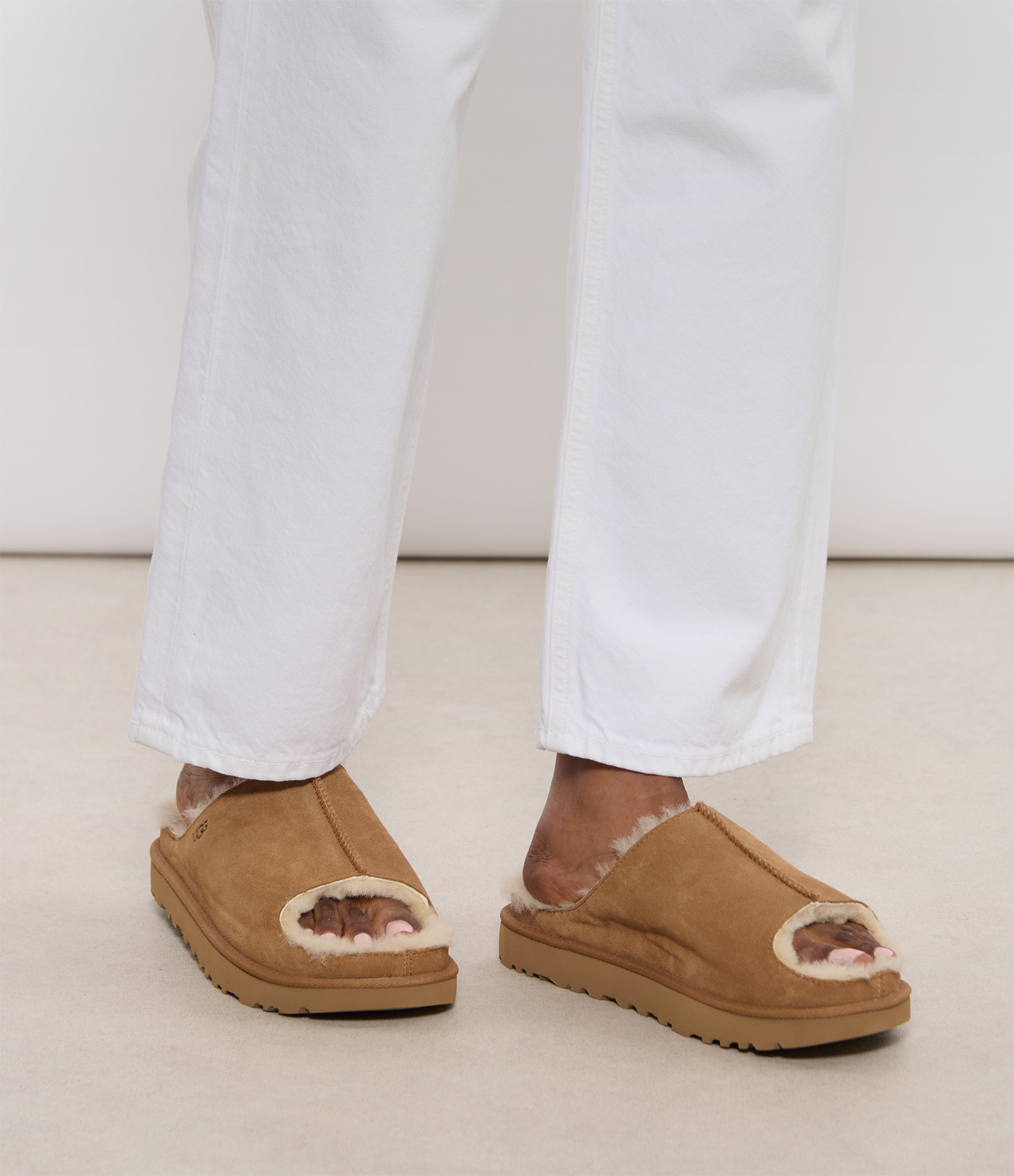 Greenport Slide Chestnut Slippers