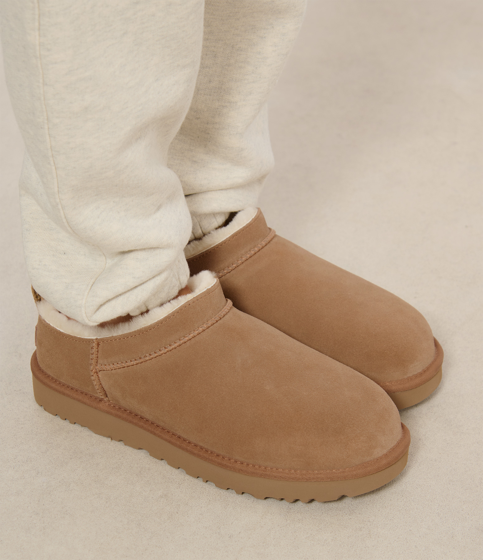 Classic Micro Chestnut Ankle Boots
