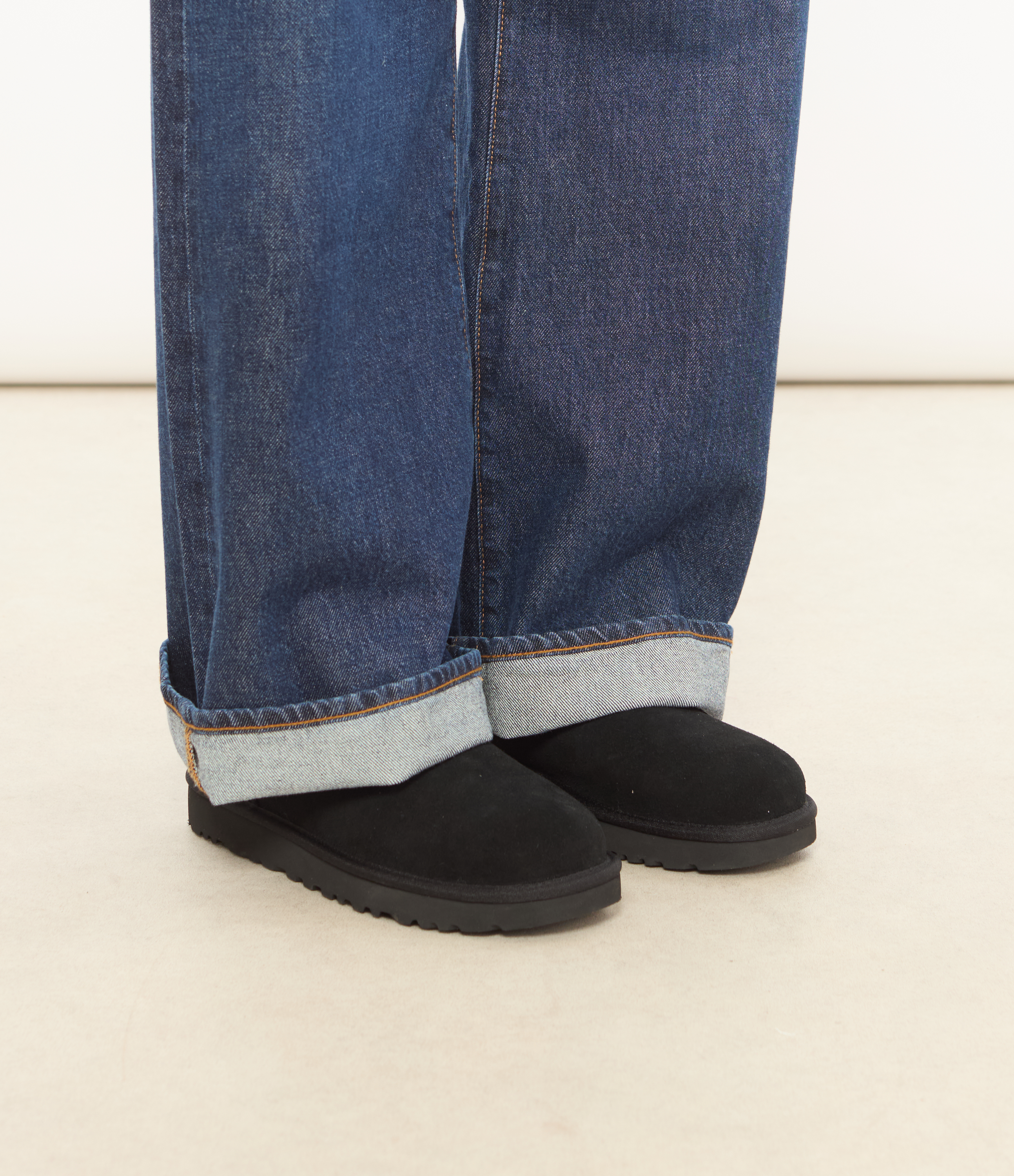 Classic Micro Black Ankle Boots