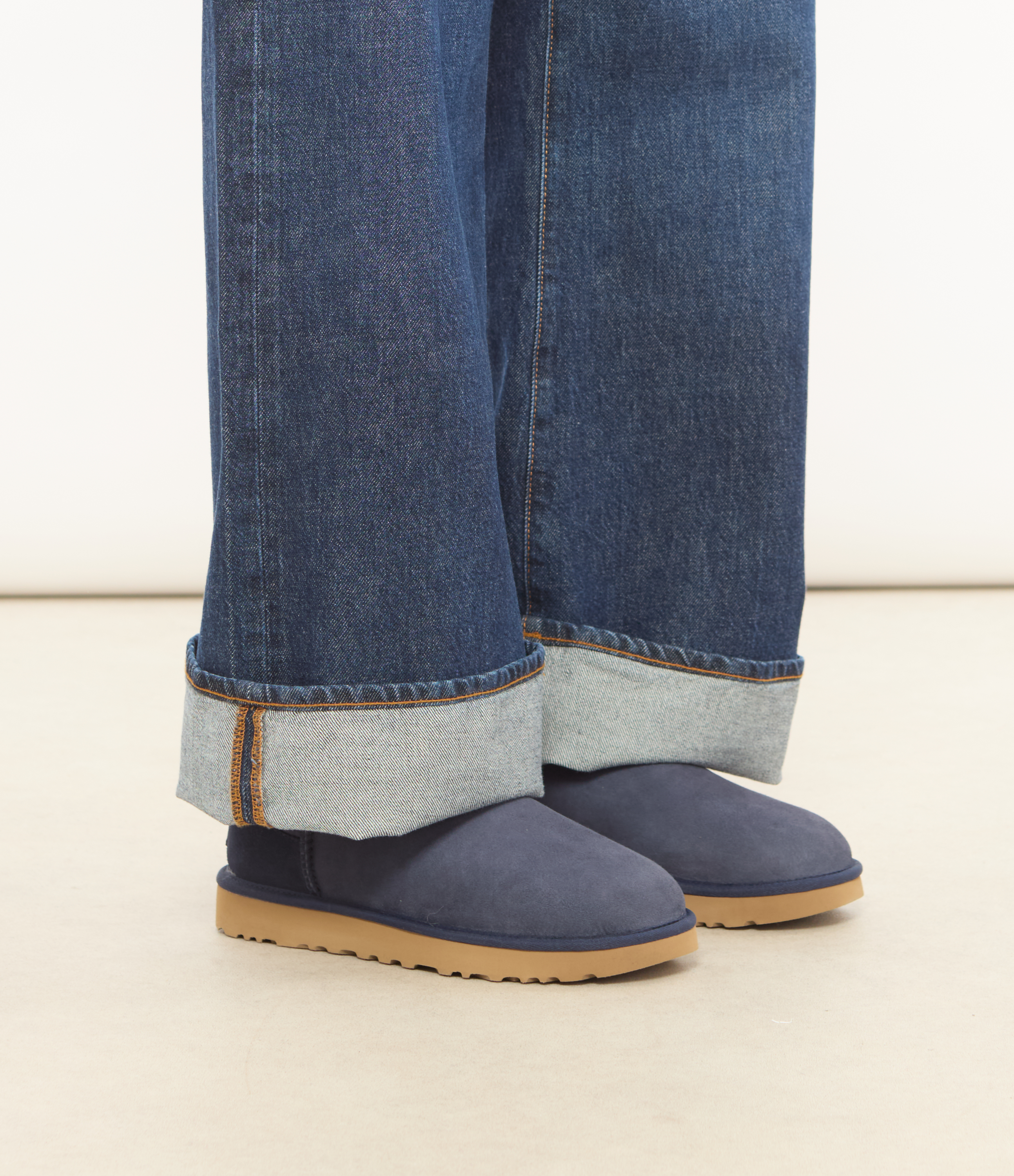 Classic Ultra Mini Dark Indigo Ankle Boots