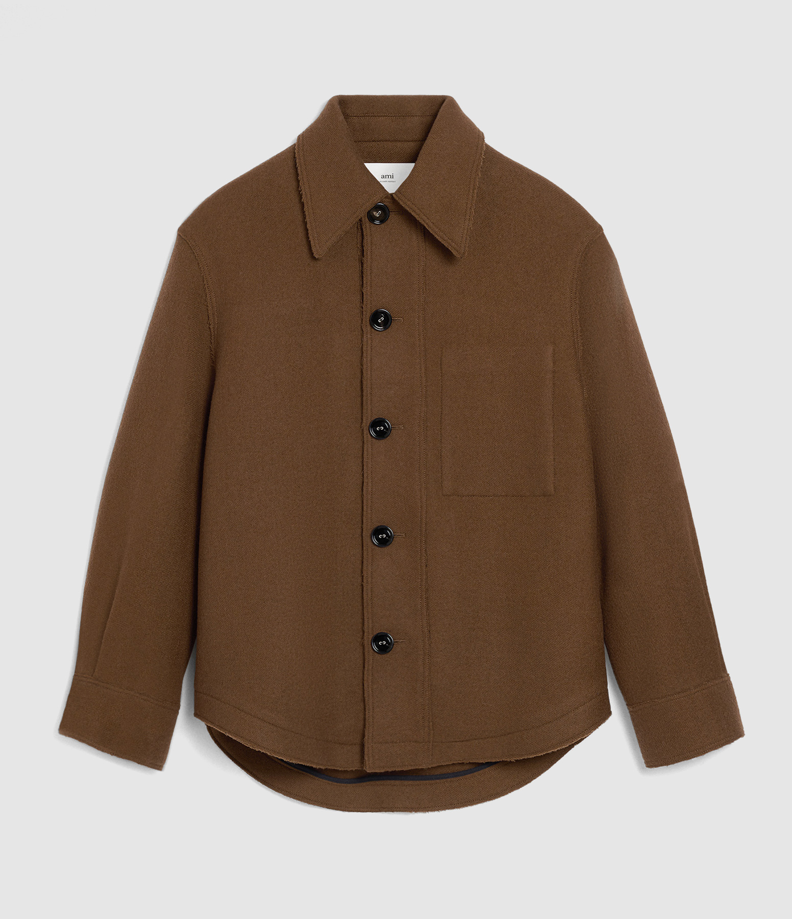 Hazelnut-coloured Button-up Jacket