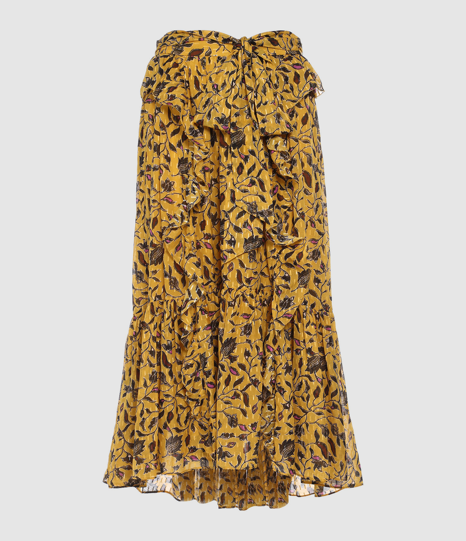 Fae Skirt – Silk and Cotton, Amber