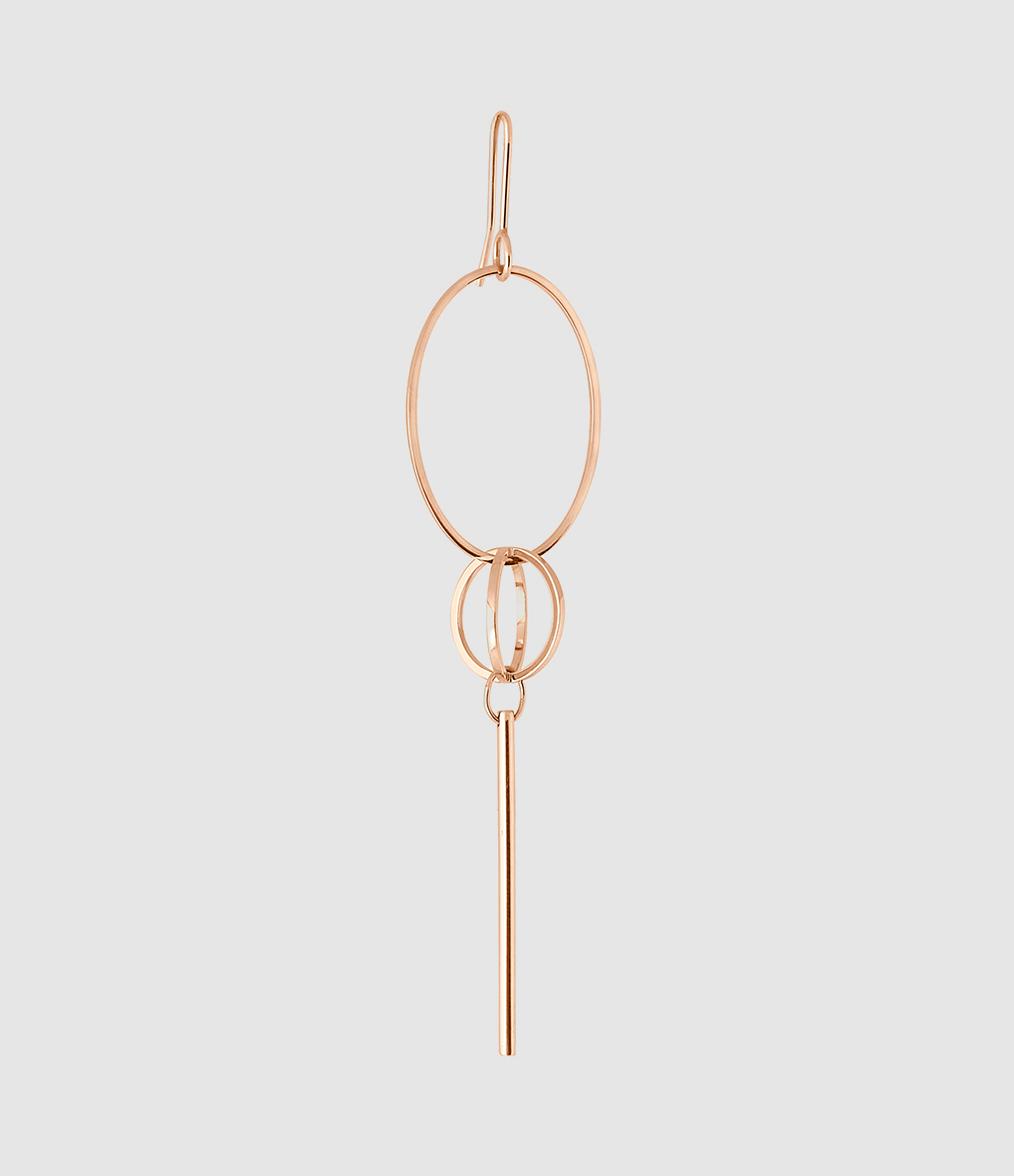 Coachella M Rose Gold Earring (sold individually)