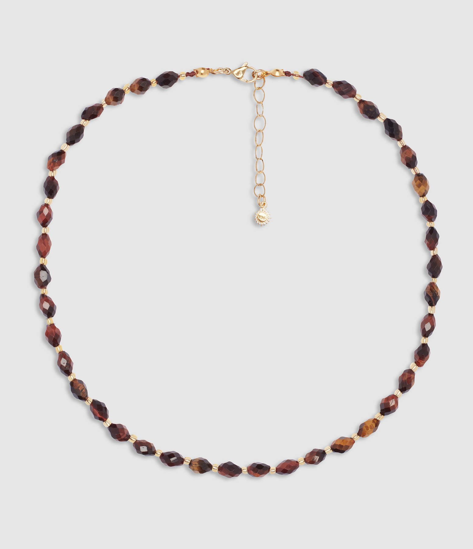 Bello Red Tiger’s Eye Necklace