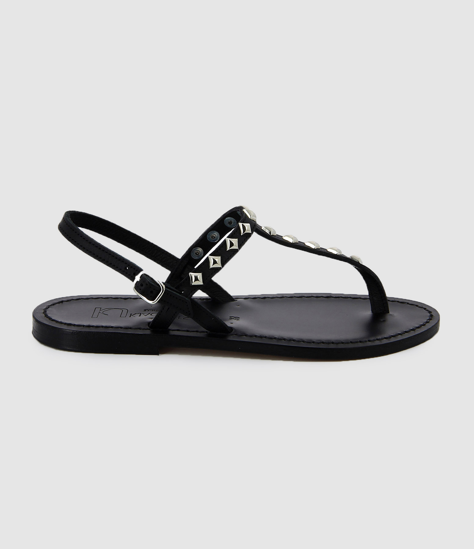 ValeriePyr Ebène Pul Black Sandals