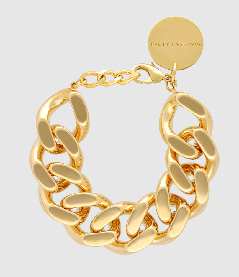 Flat Chain Gold Bracelet