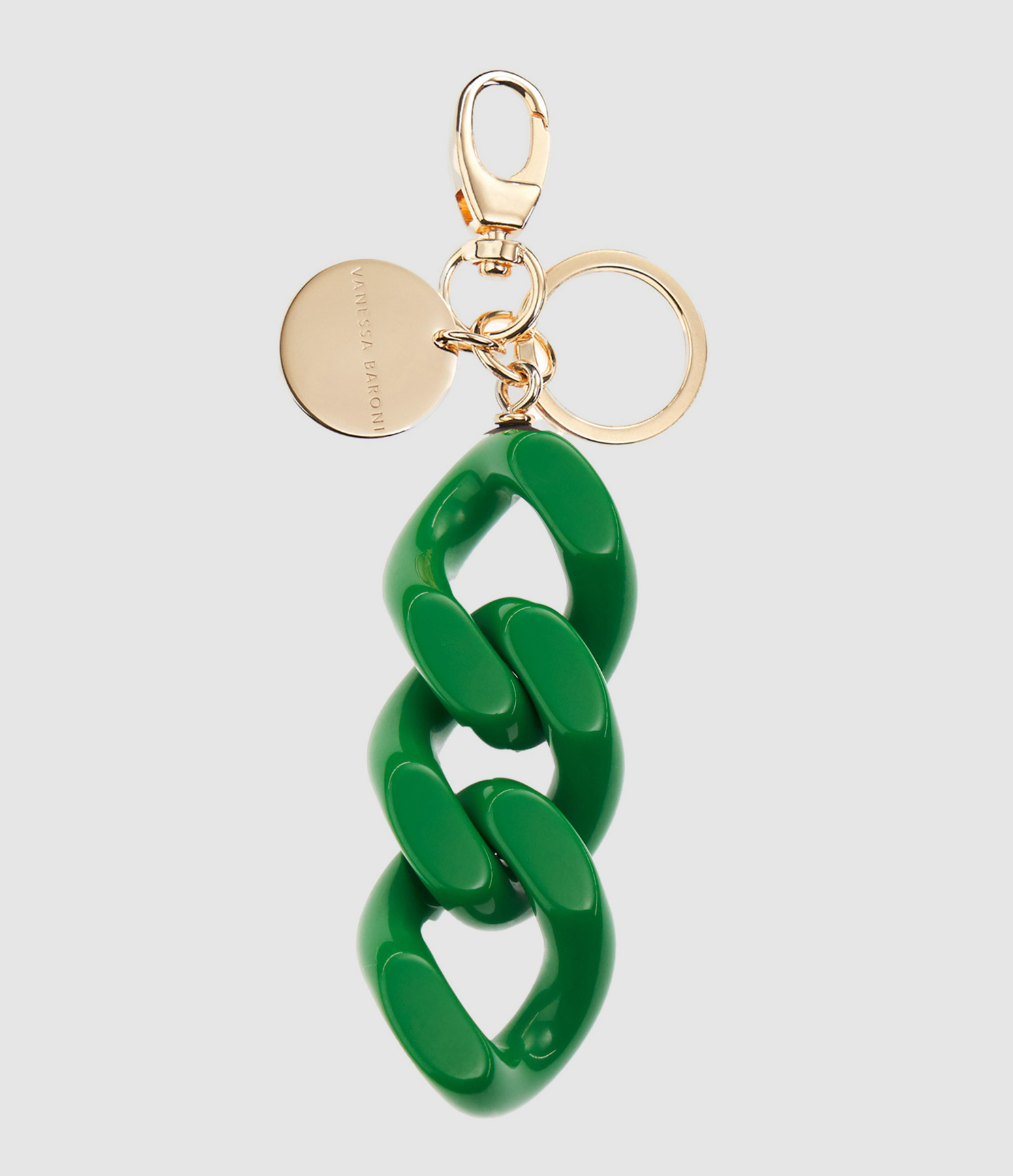 Flat Green Keyring