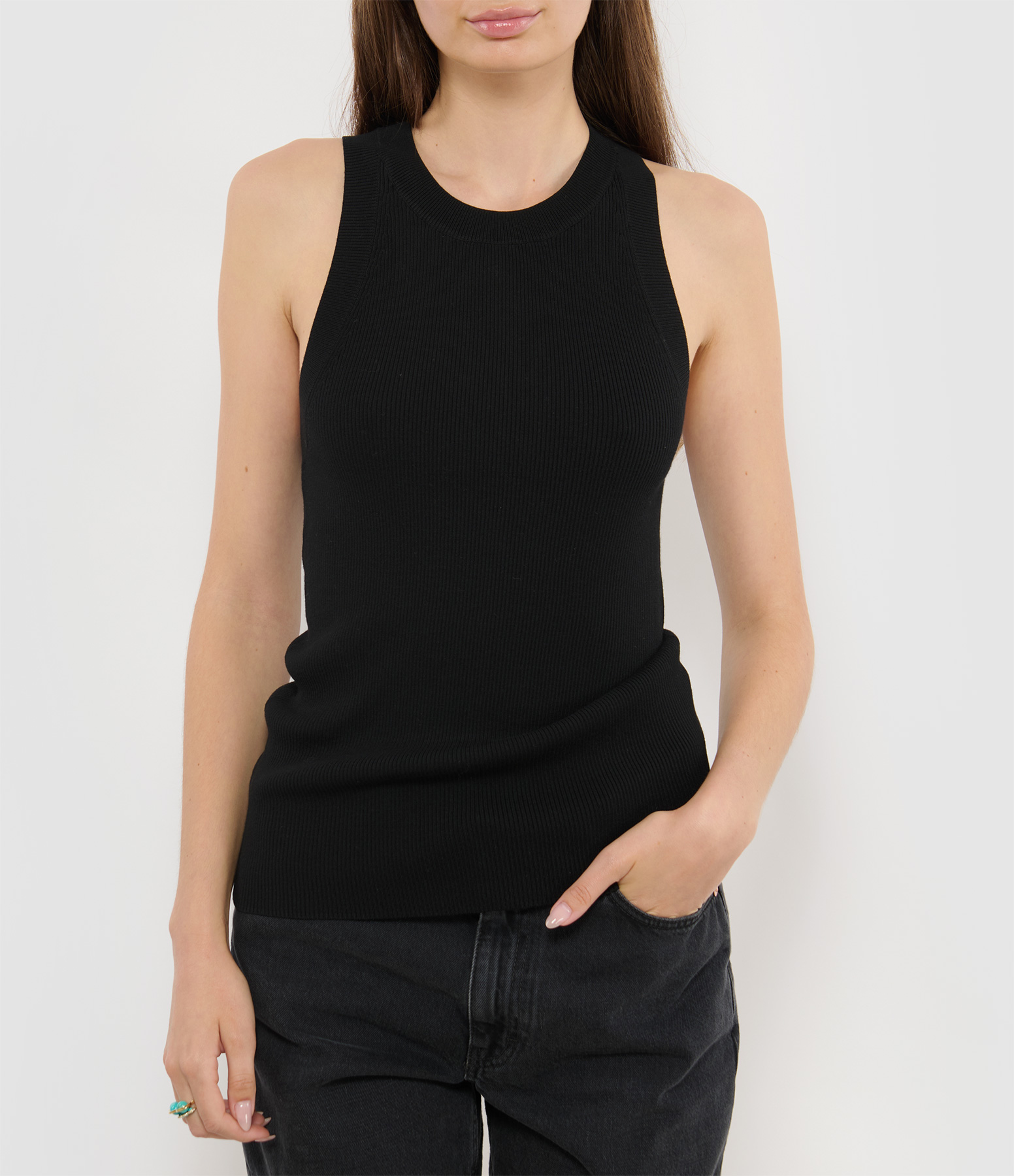 Edea Black Tank Top