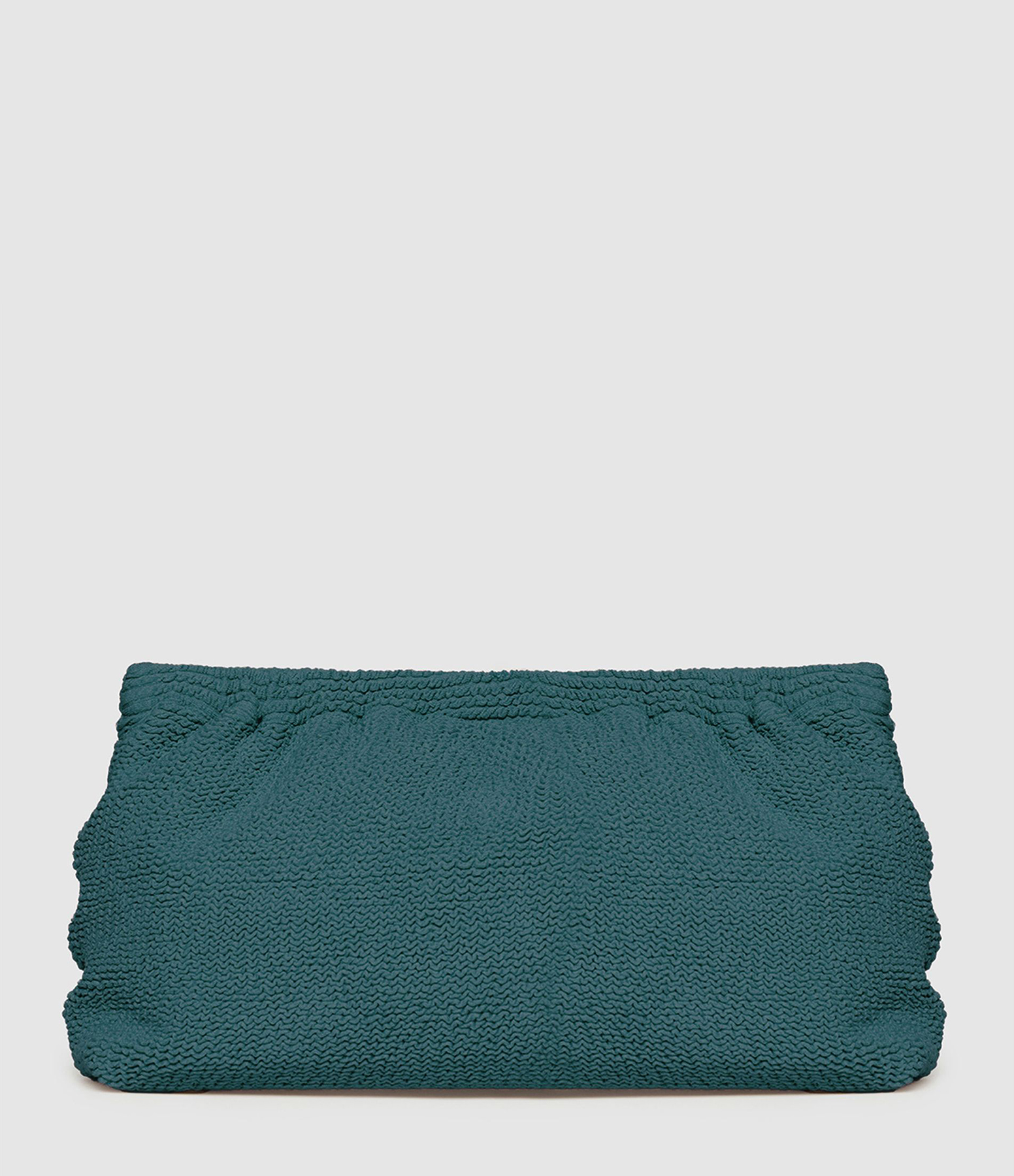Basil Crinkle Clutch Bag
