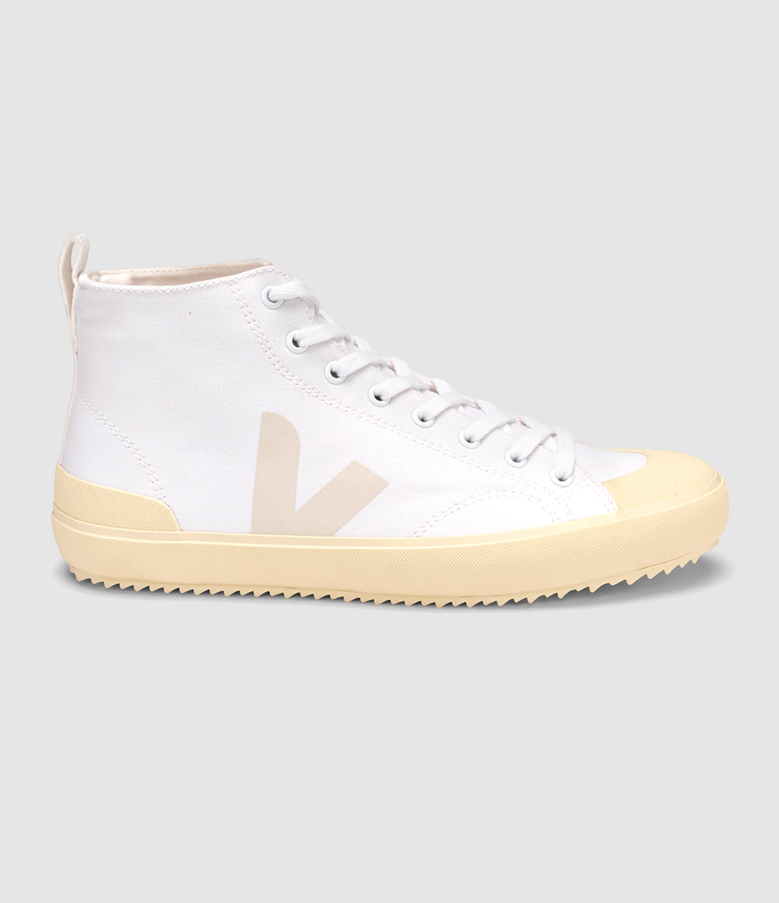 Nova HT Canvas White Butter Sole Trainers