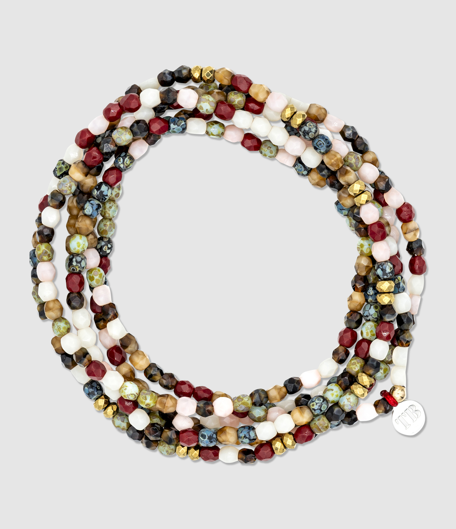 Vendôme 24 Multicoloured 6-Strand Necklace and Bracelet, 103cm