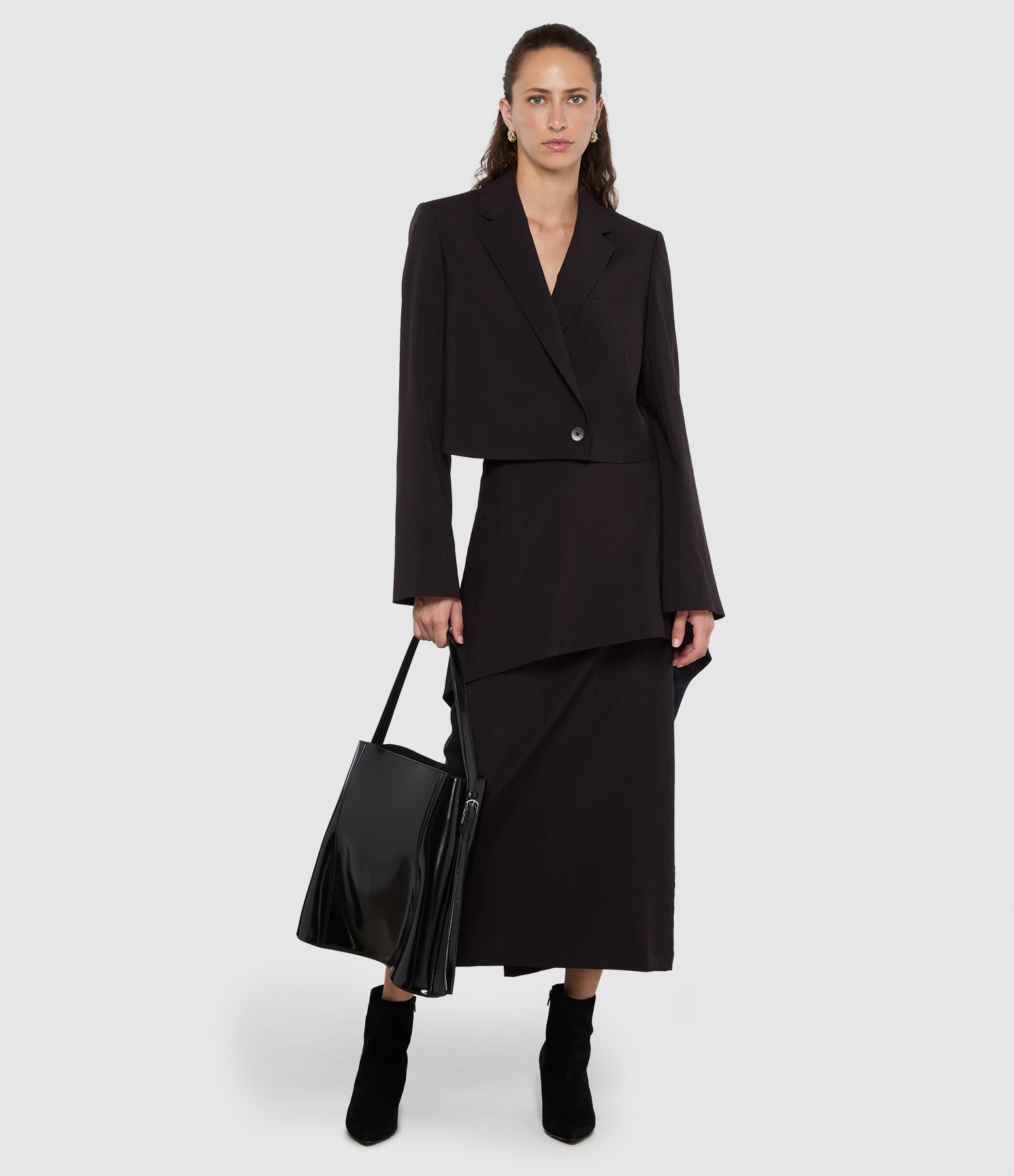 Solas Deep Plum Skirt