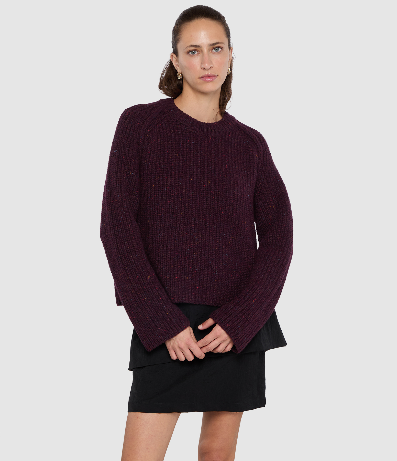 Kamien Berry Tweed Jumper