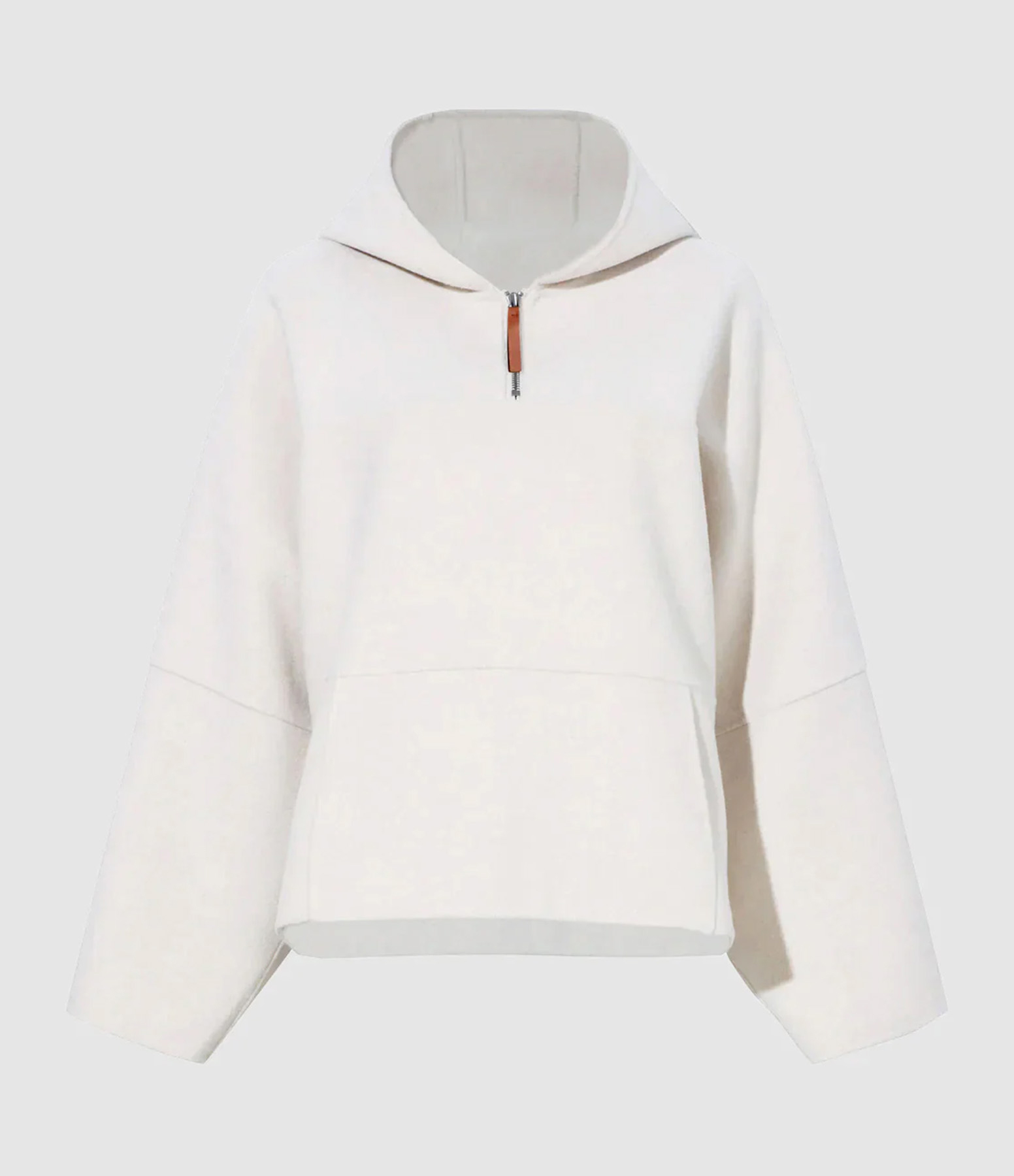 Isaac White Hooded Sweatshirt