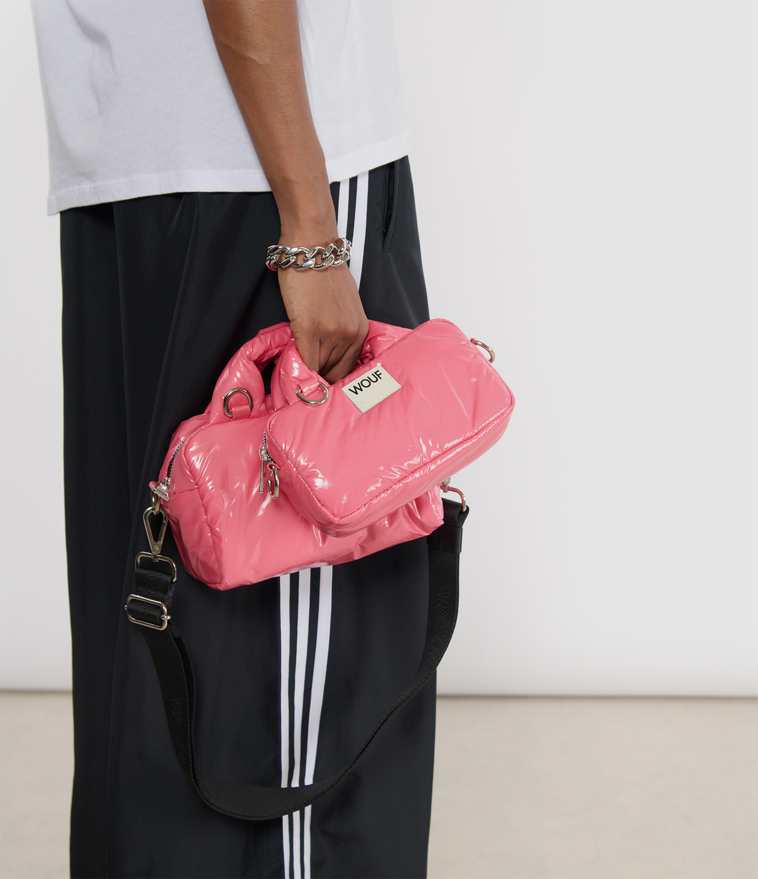 Candy Pink Mini Bowling Bag