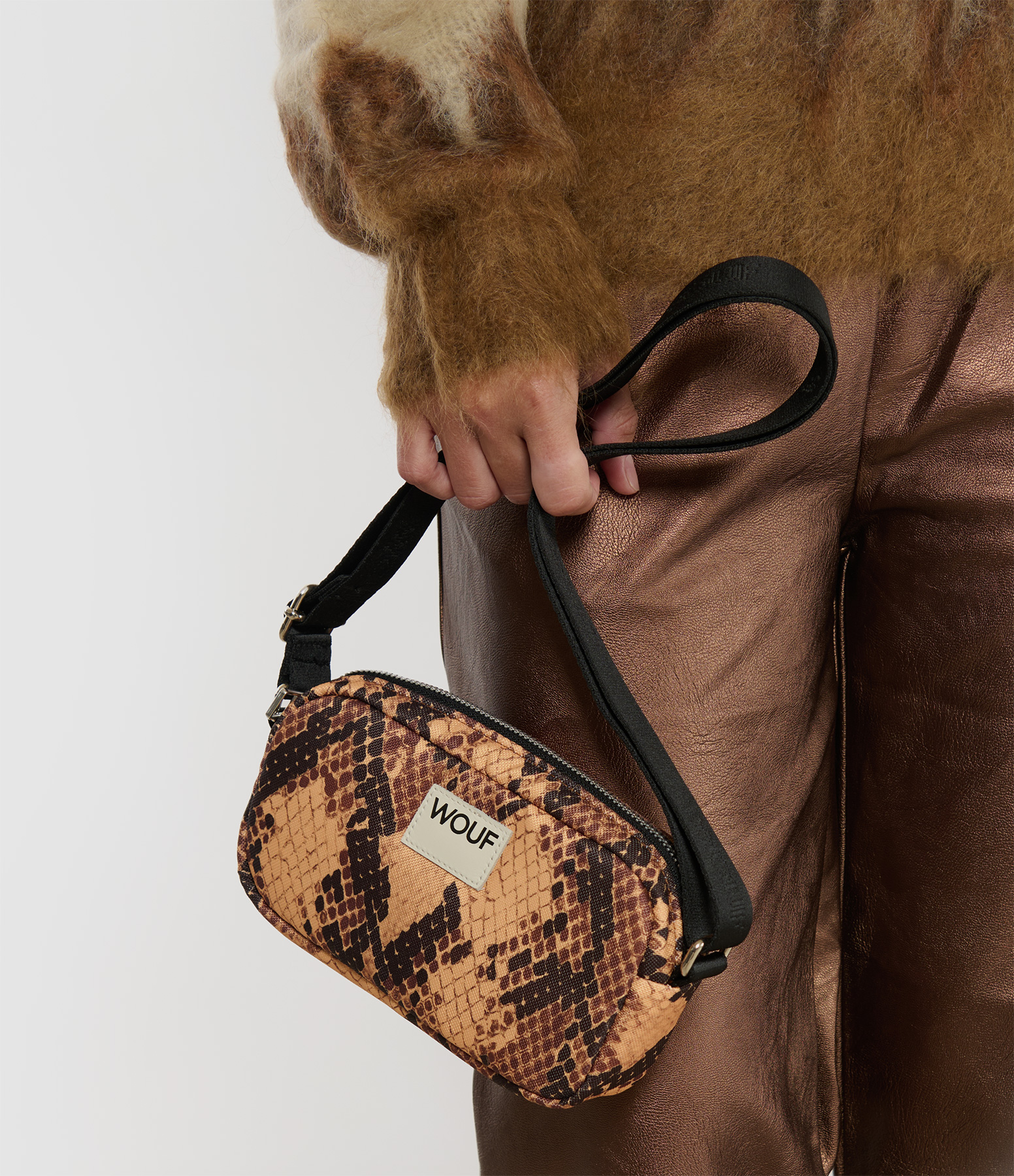 Brown Boa Mini Bag
