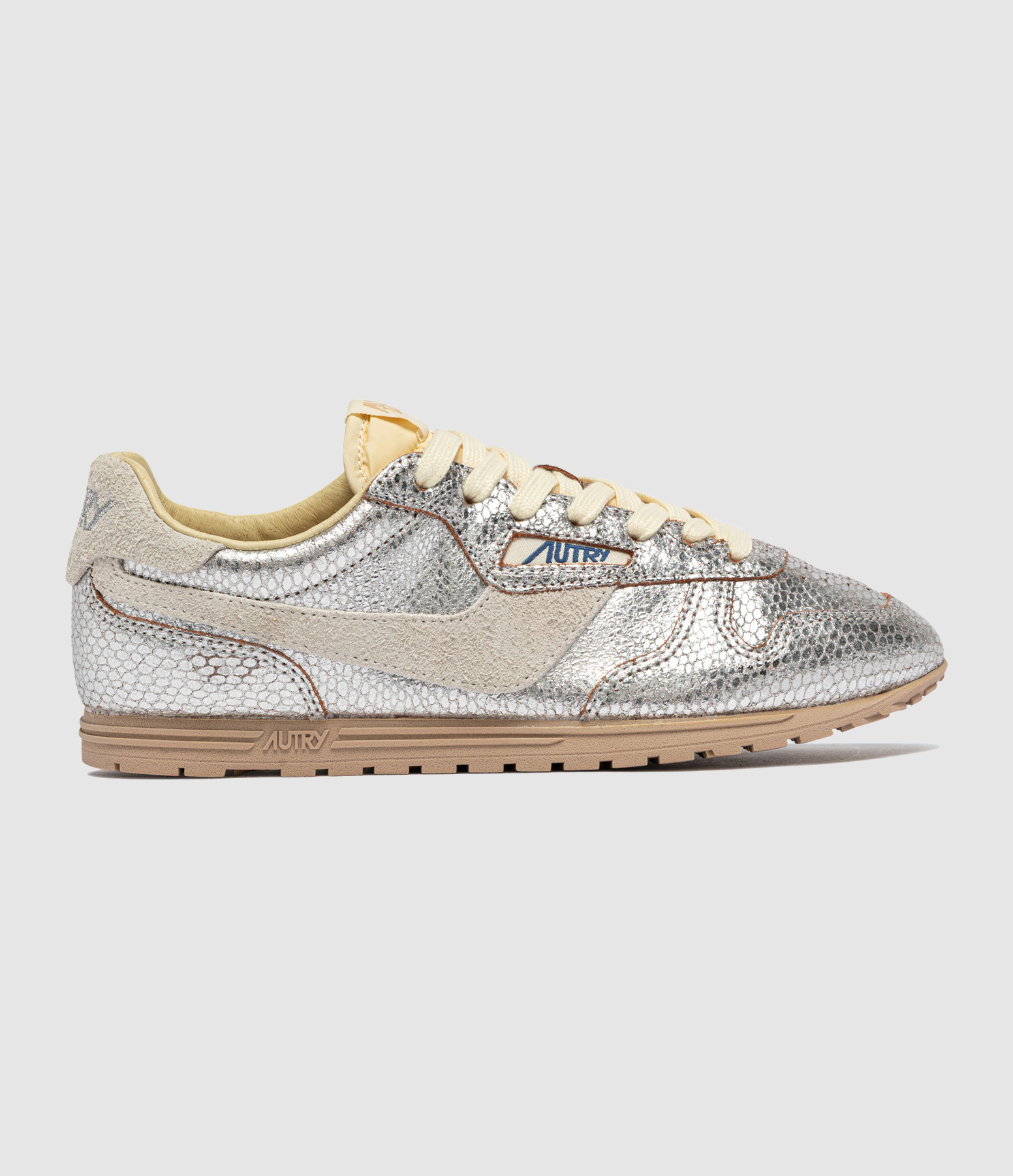 Windspin Low Lea Viprint Silver White trainers
