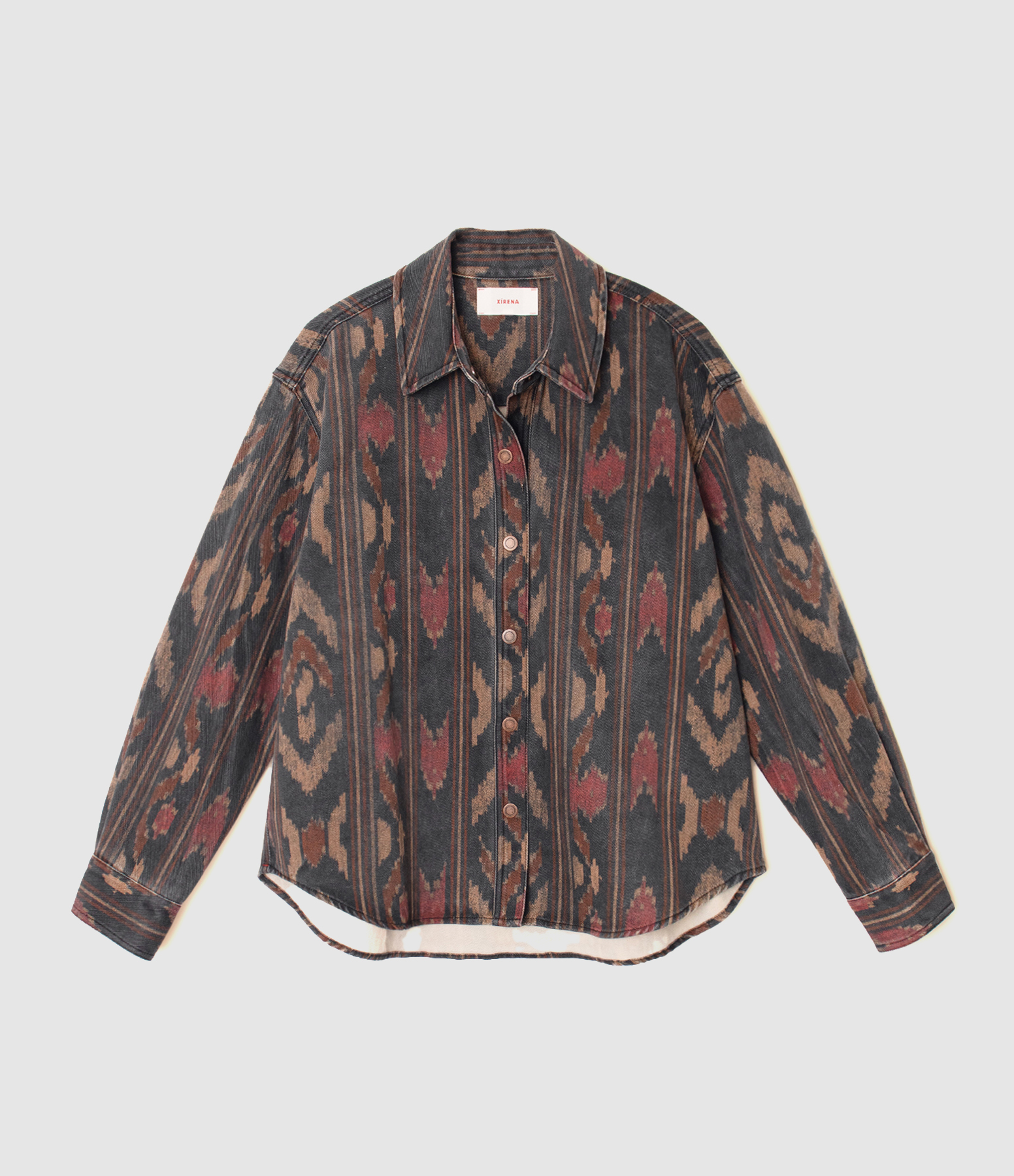 Gia Black Ikat Shirt