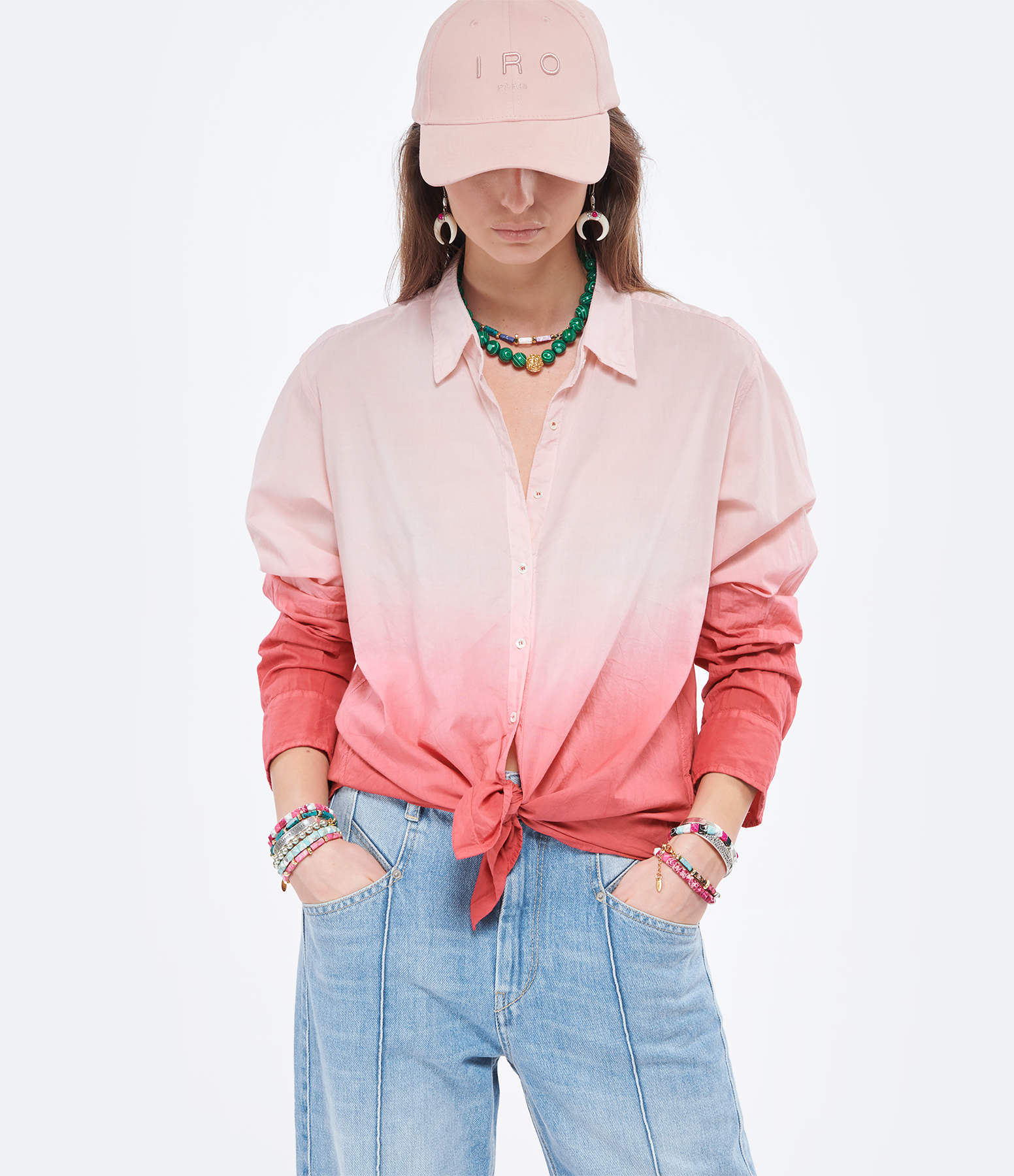 Red Shade Fine Cotton Shirt