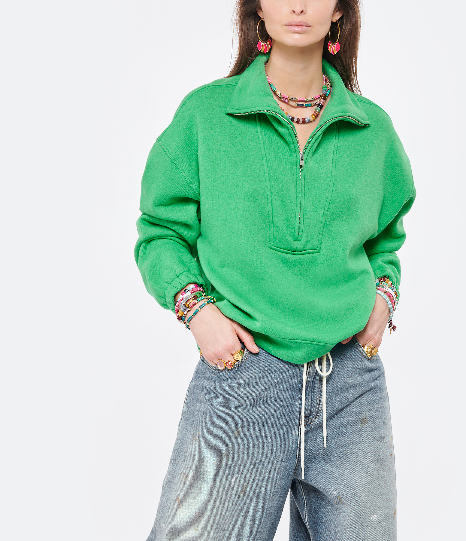 Oliver Lemon Green Jumper