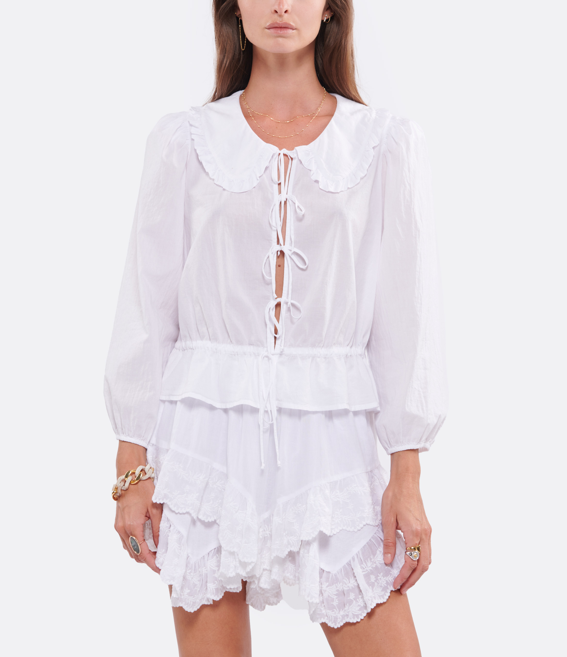 Lulu White Blouse