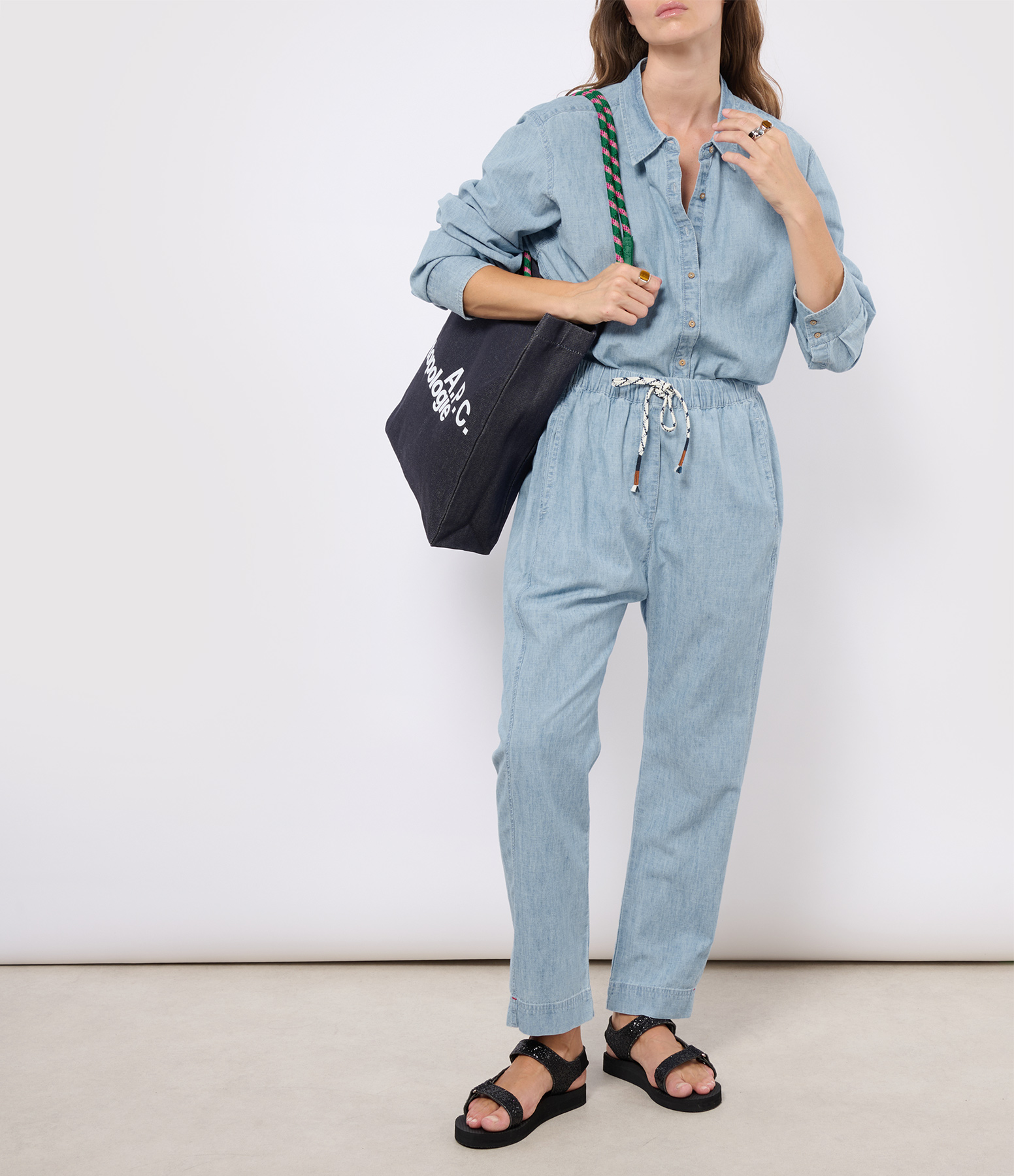 Draper Dusty Blue Trousers