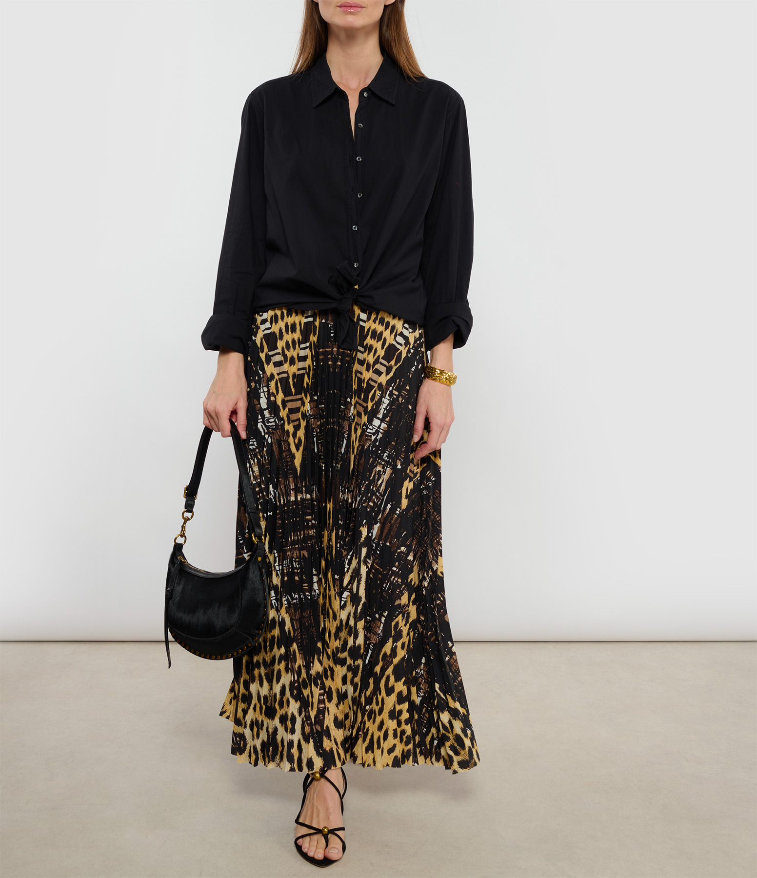 Black Fine Cotton Shirt