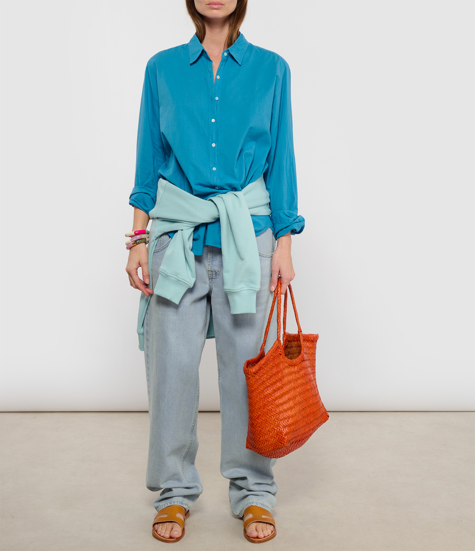 Deep Water Fine Cotton Shirt