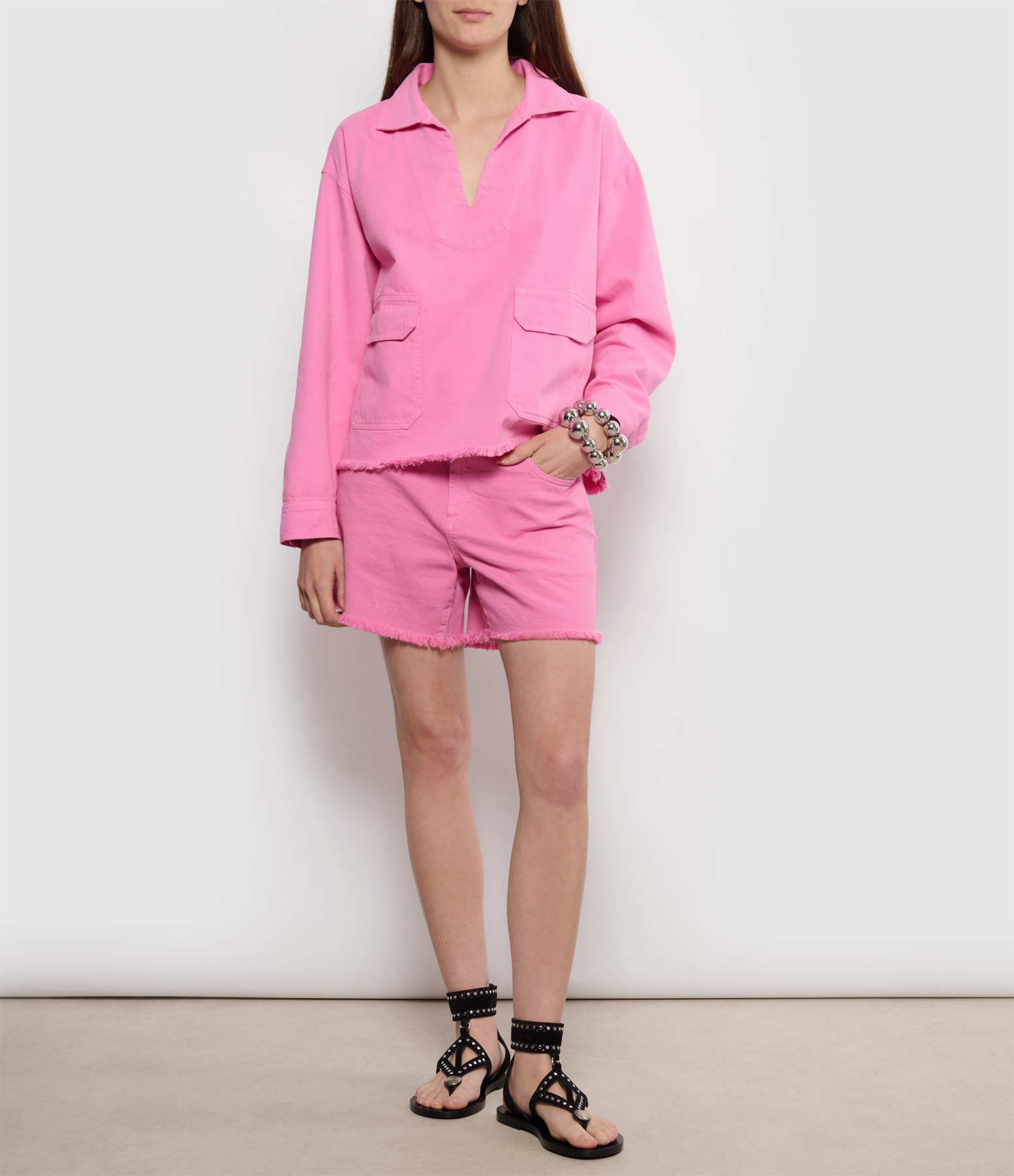 Hailey Pigment Pink Shorts