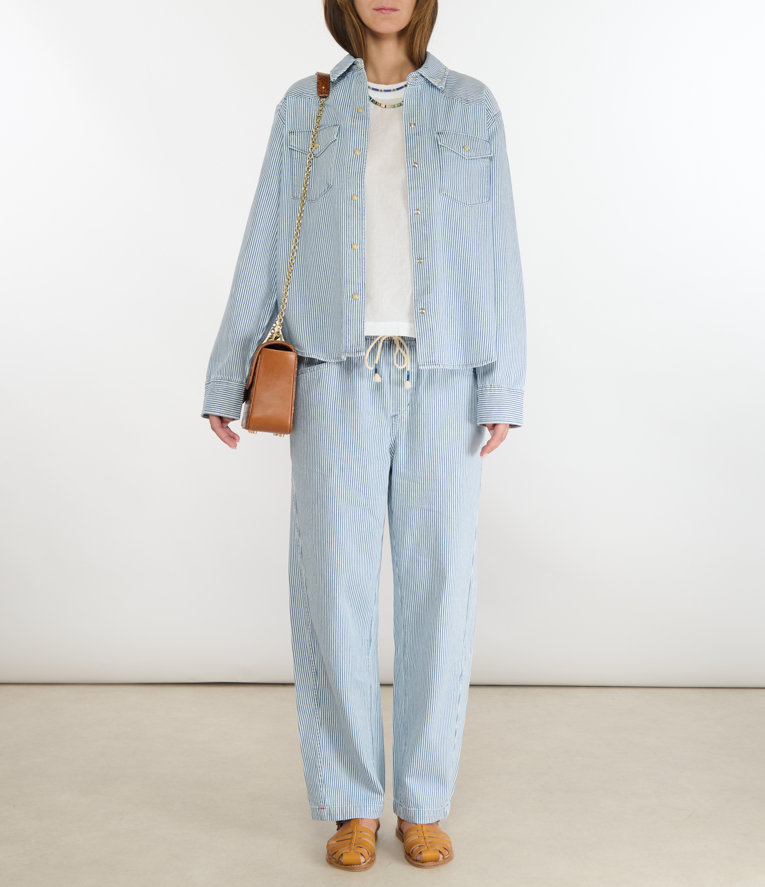Baxter Blue Railroad Trousers
